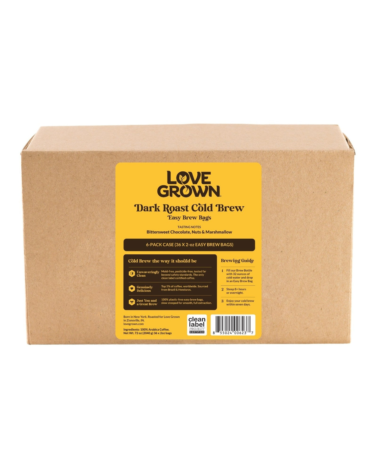 Love Grown Cold Brew Easy Brew Bags