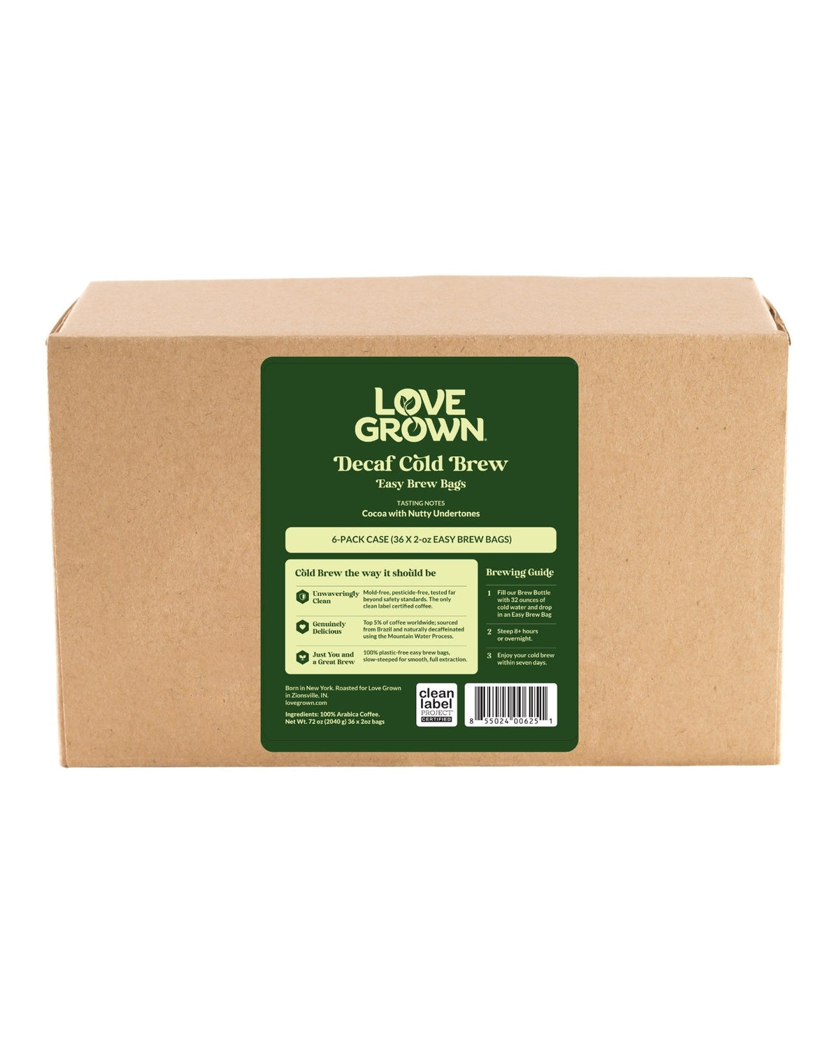 Love Grown Cold Brew Easy Brew Bags
