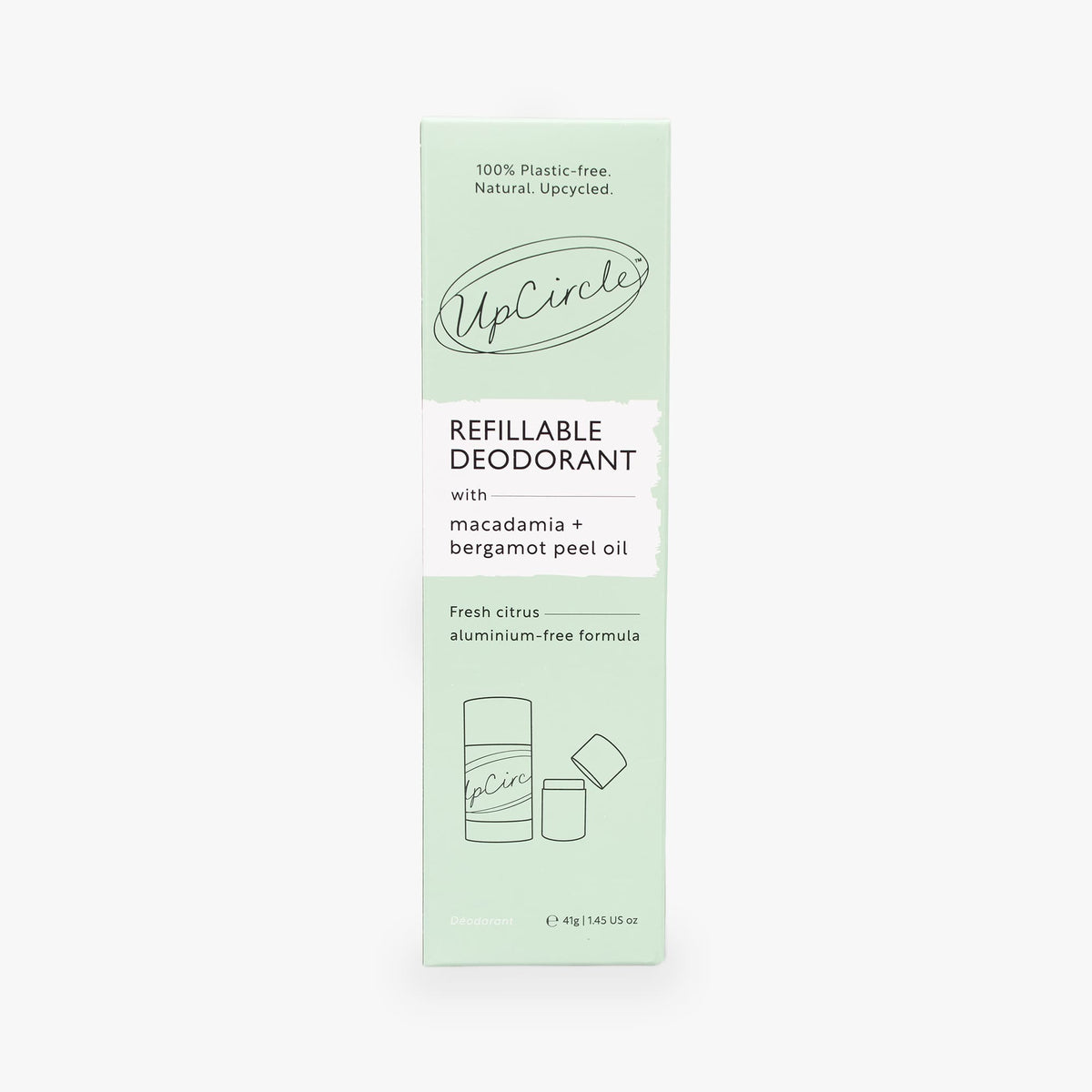 UpCircle Refillable Deodorant with Macadamia + Bergamot