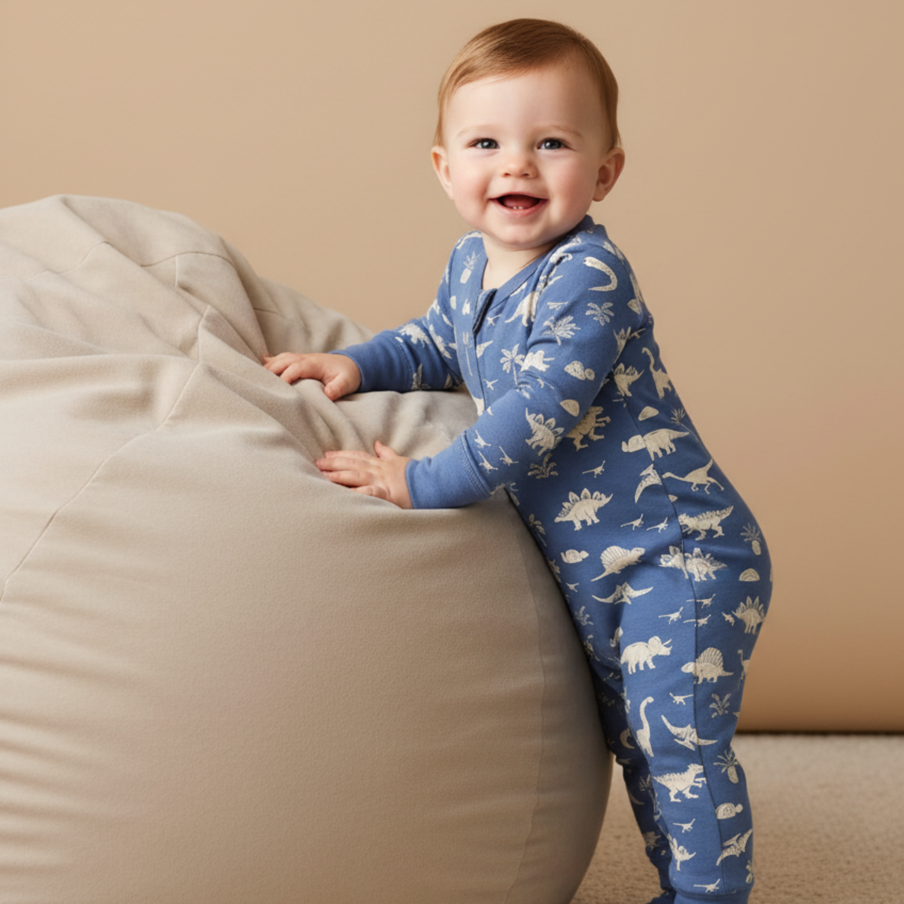 Makemake Organics - Organic 2-Way Zip Romper - Dino