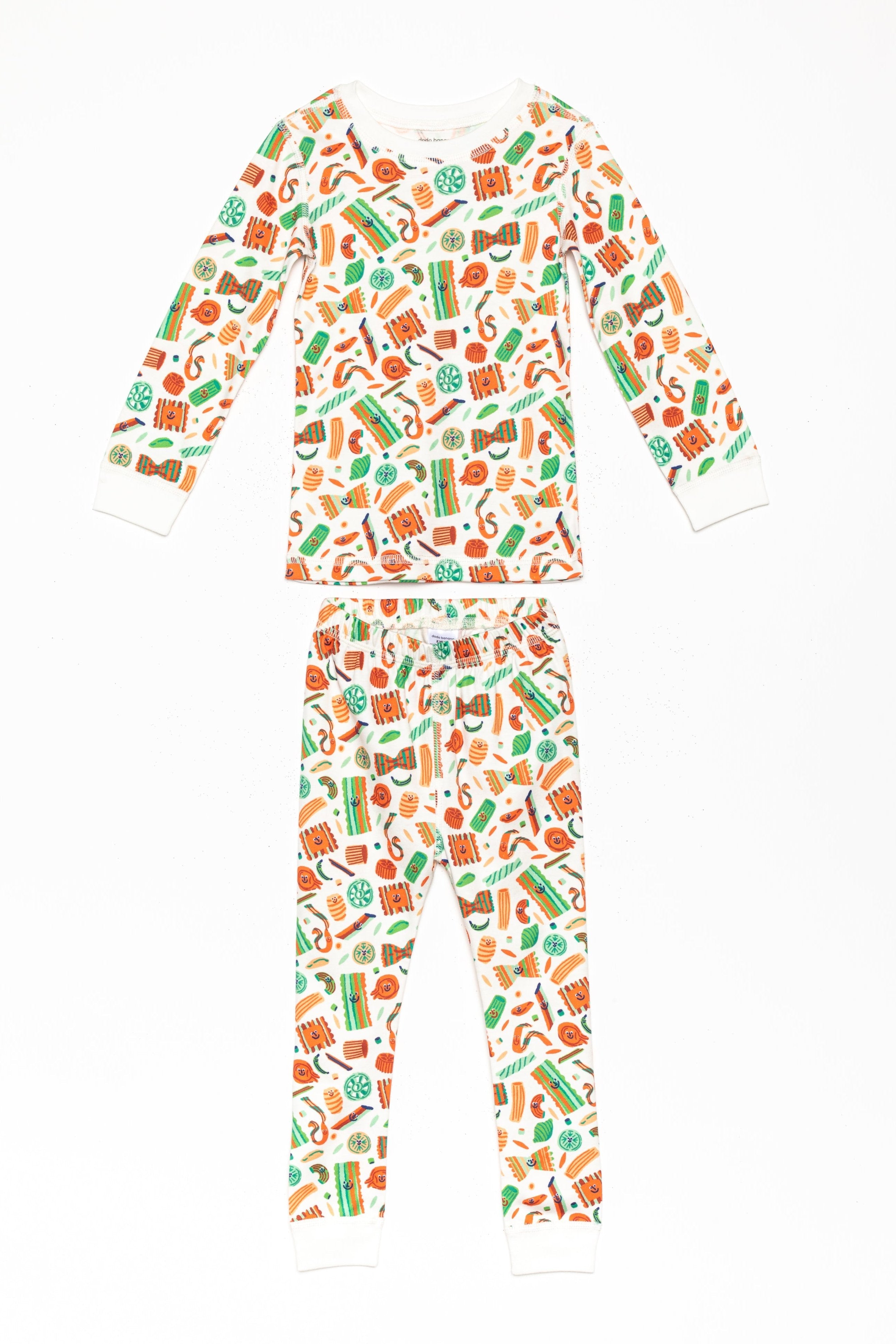 Dodo Banana Pasta Festa Organic Pima Cotton Pajama Set
