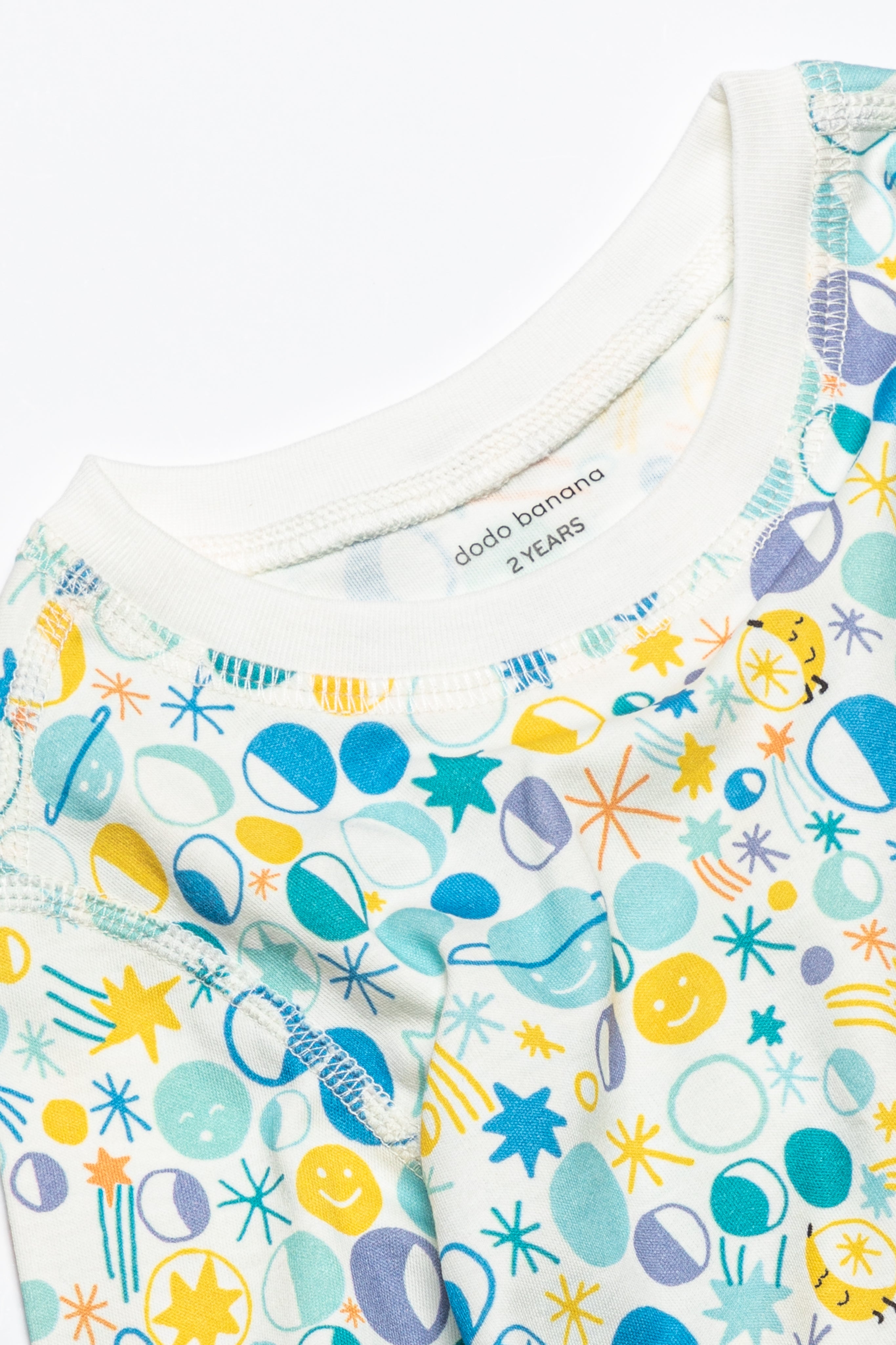 Dodo Banana Many Moons Organic Pima Cotton Pajama Set
