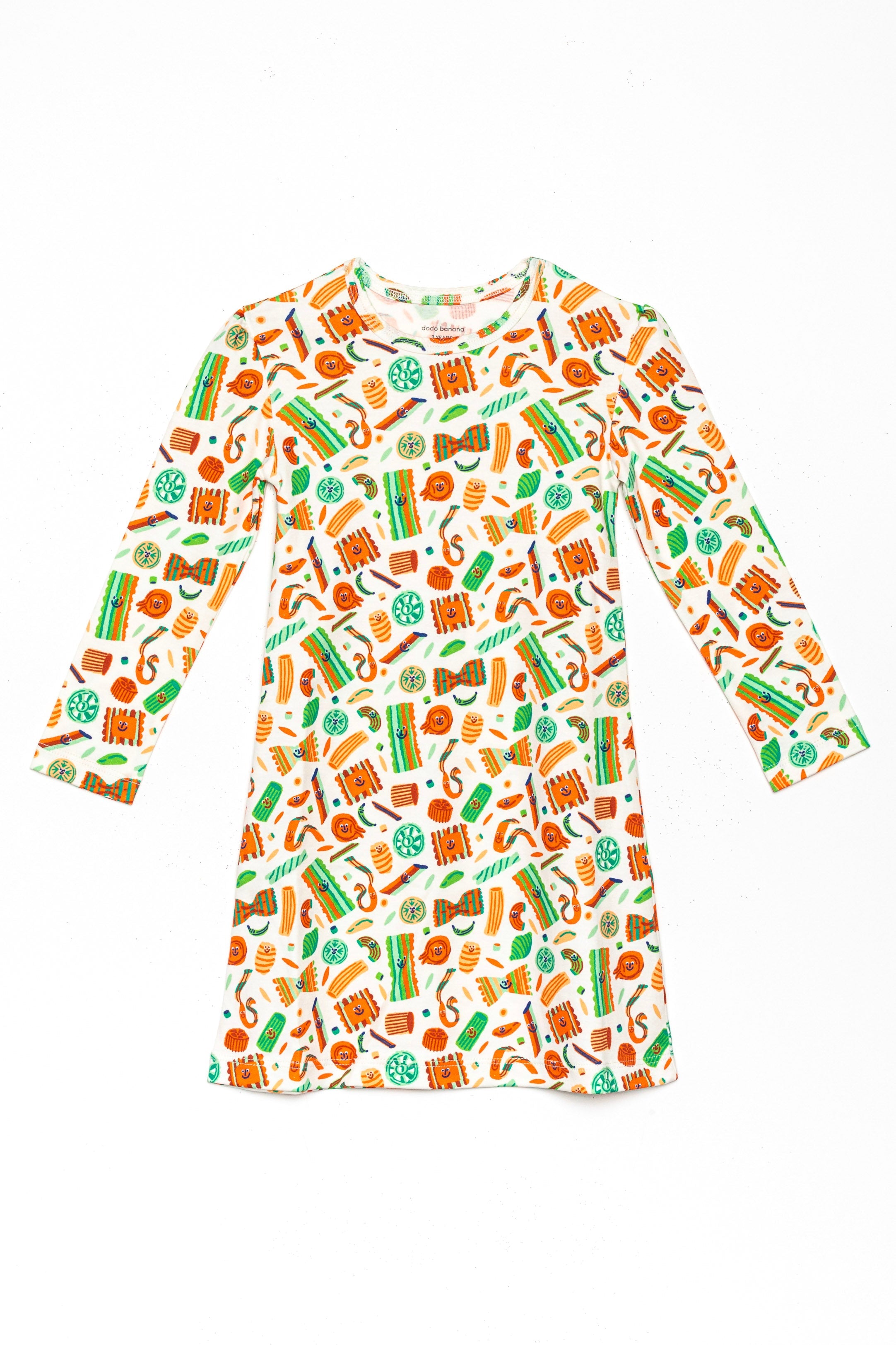 Dodo Banana Pasta Festa Organic Pima Cotton Dodo Dress
