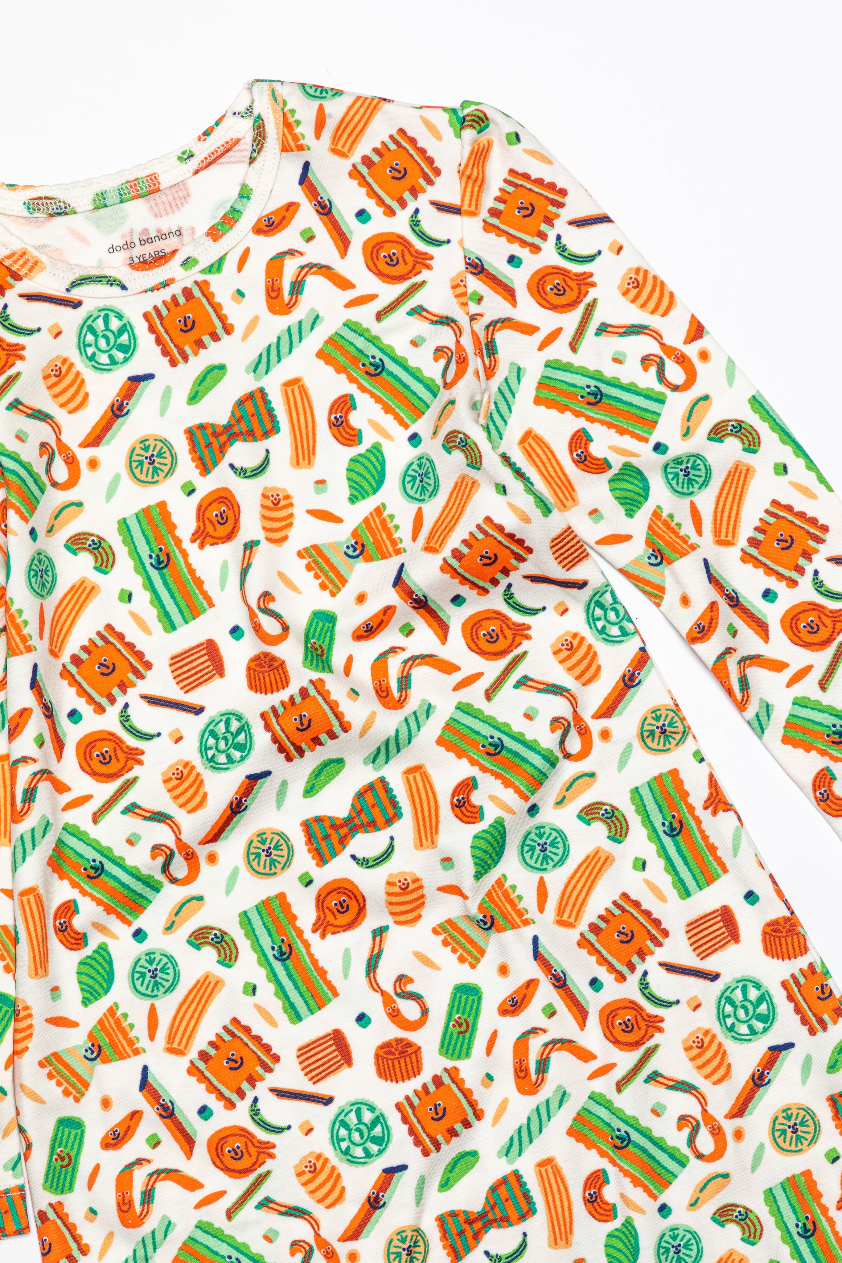 Dodo Banana Pasta Festa Organic Pima Cotton Dodo Dress
