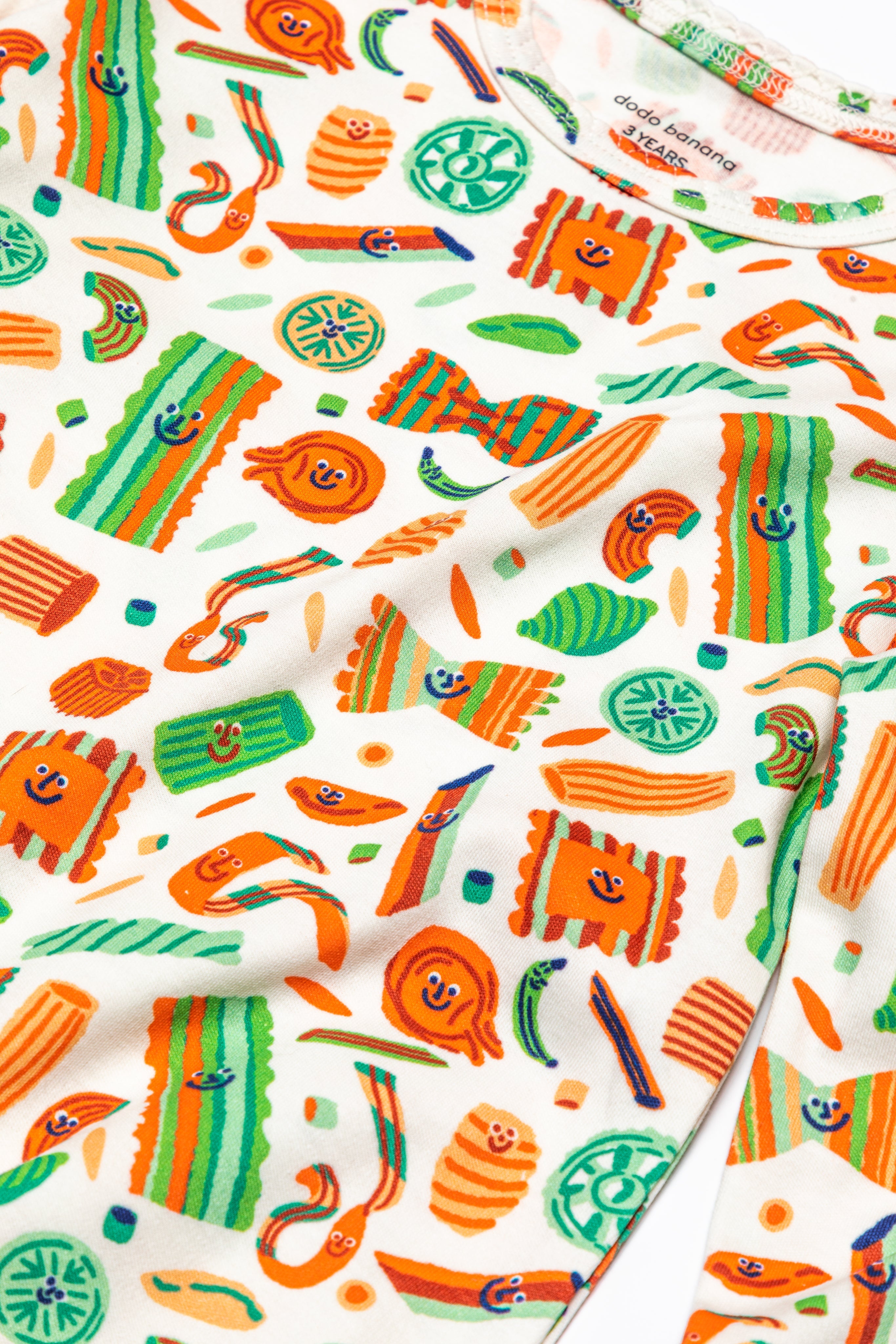 Dodo Banana Pasta Festa Organic Pima Cotton Dodo Dress