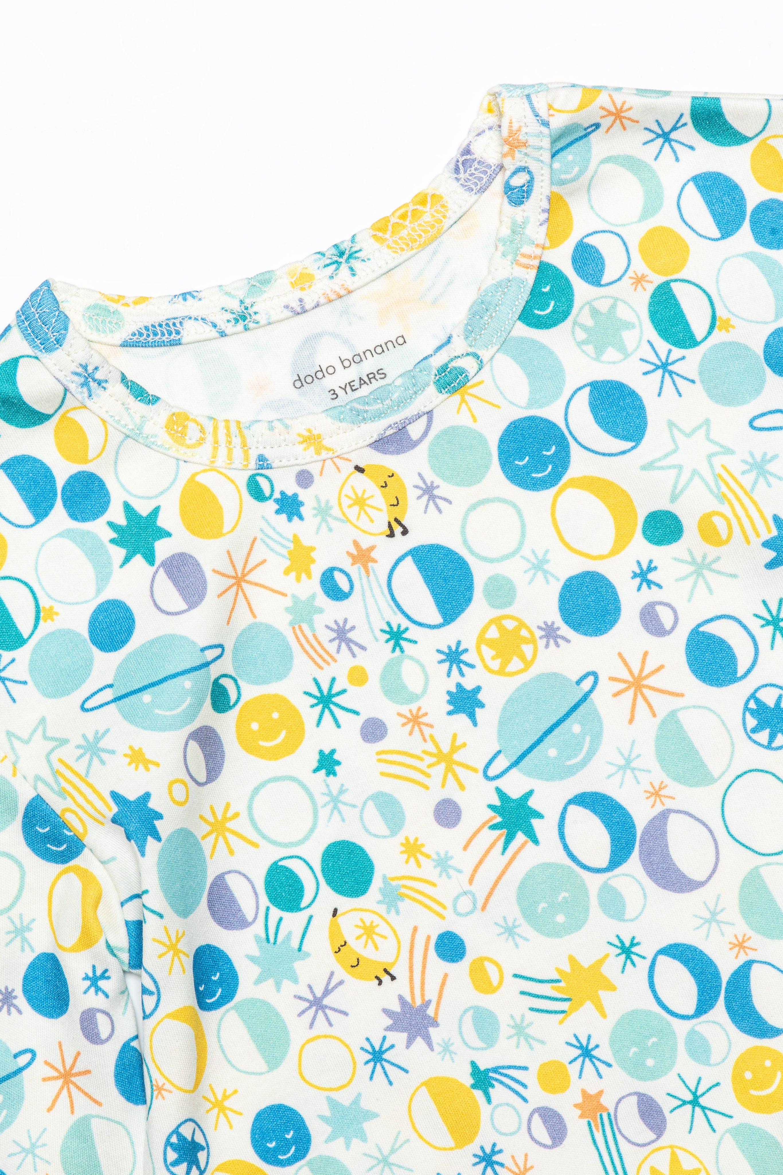 Dodo Banana Many Moons Organic Pima Cotton Dodo Dress