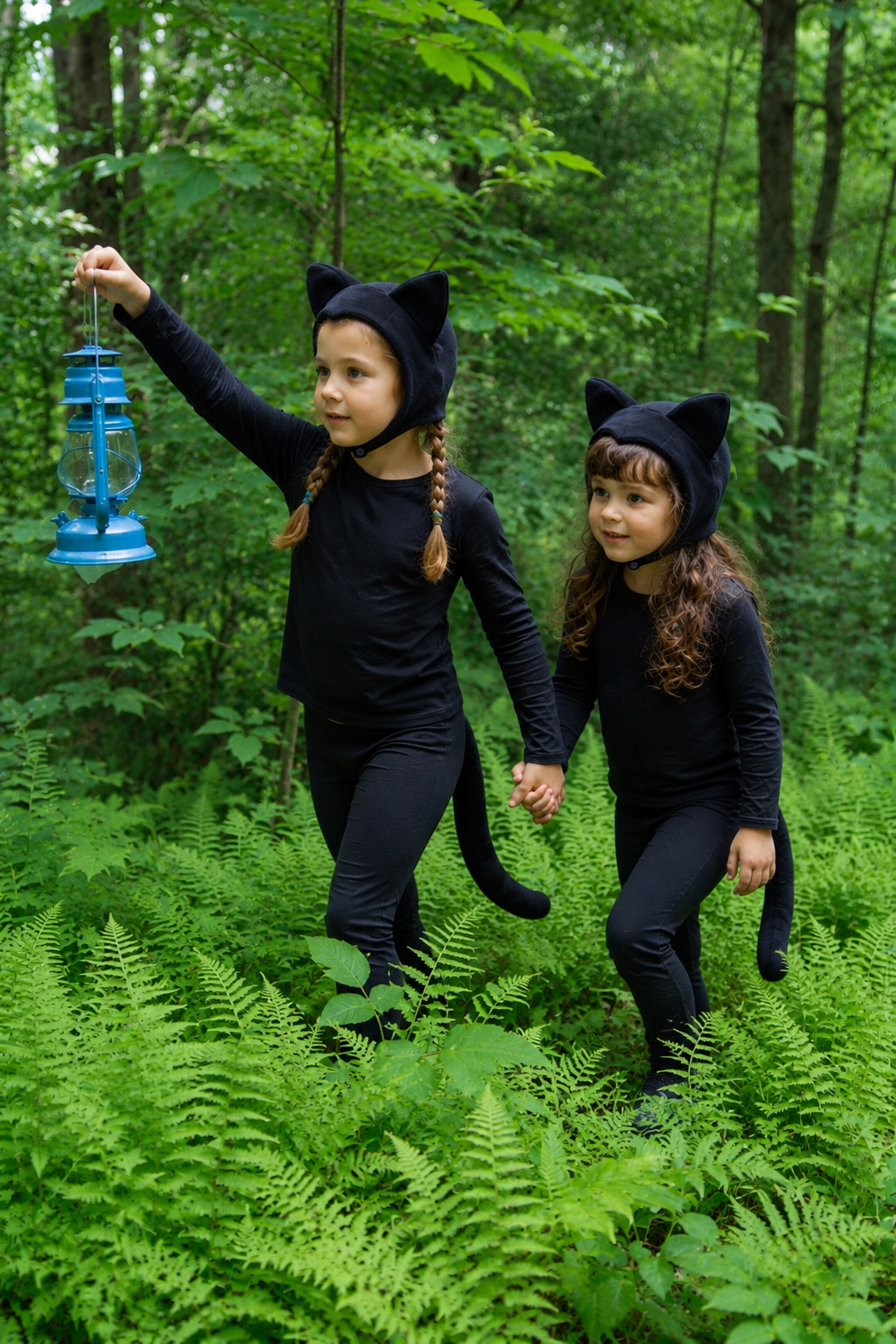 Band of the Wild Black Cat Pajama Costume