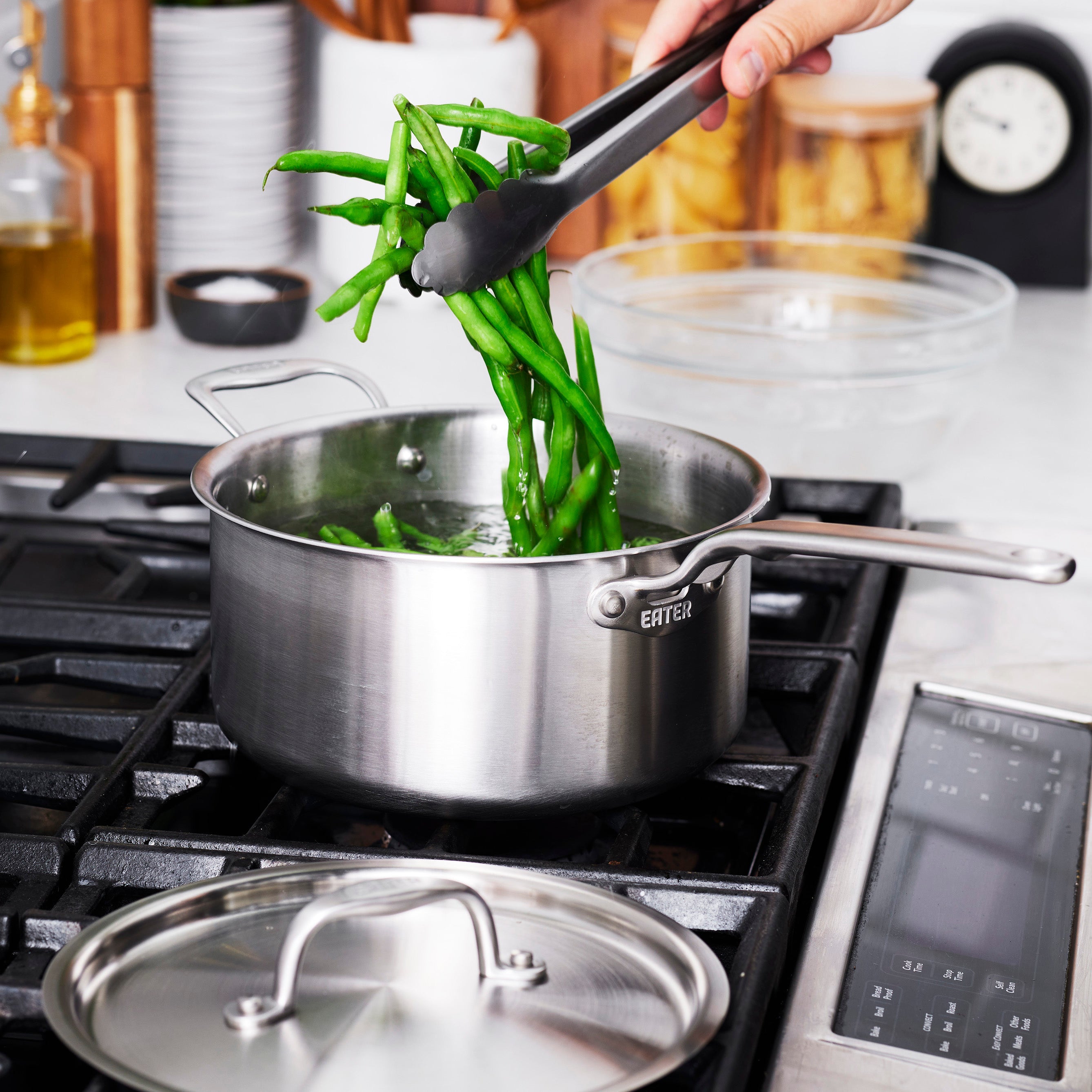 Heritage Steel Eater Series 4 Quart Saucepan with Lid