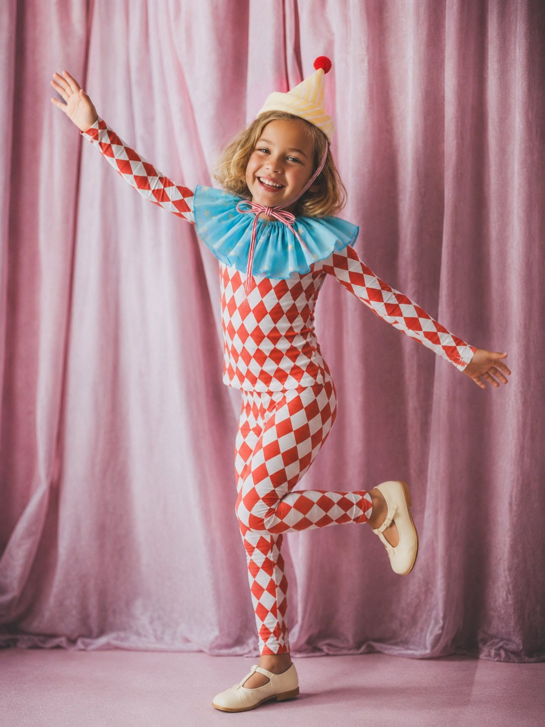 Band of the Wild Harlequin Clown Costume