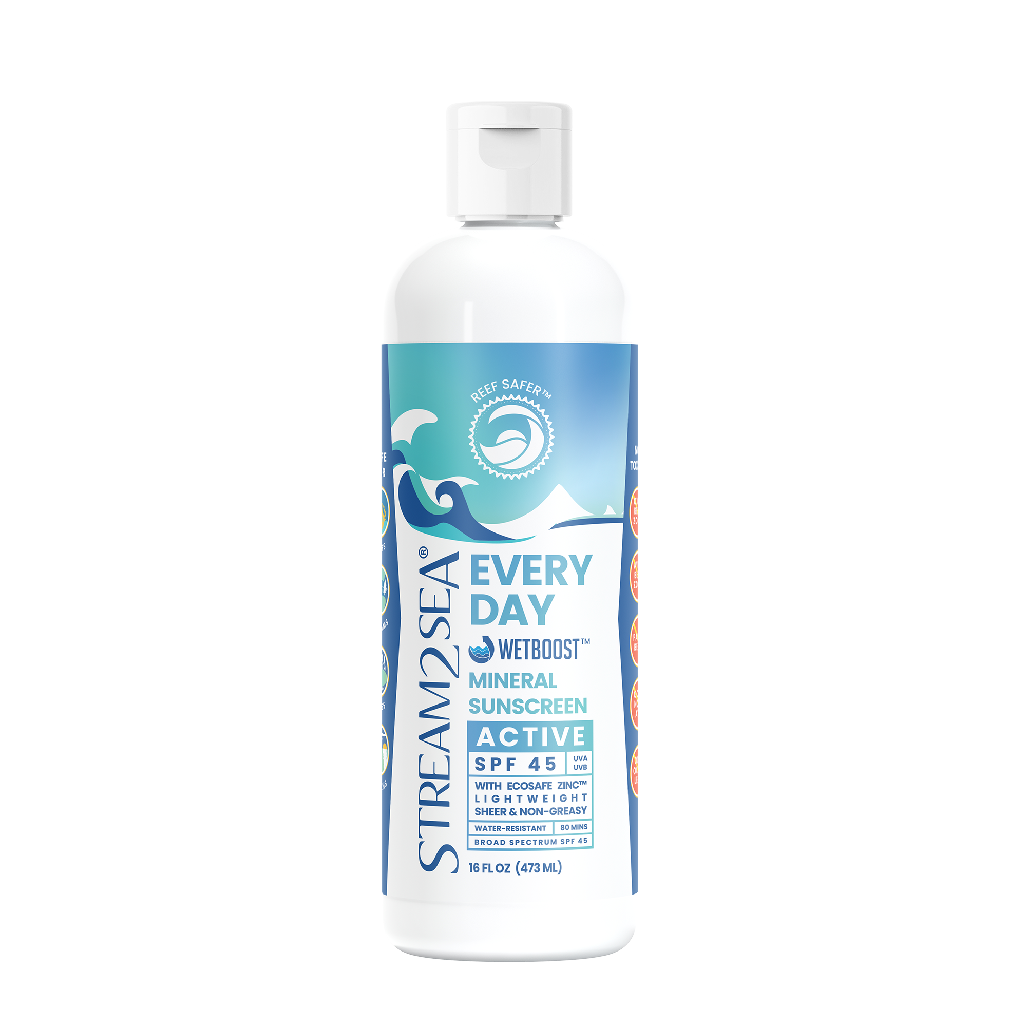 Stream2Sea Every Day Active Mineral Sunscreen 16oz