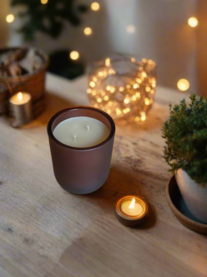 Soli Deo Gloria Candle Company Vanilla Latte | Coffee & Vanilla Beeswax Candle