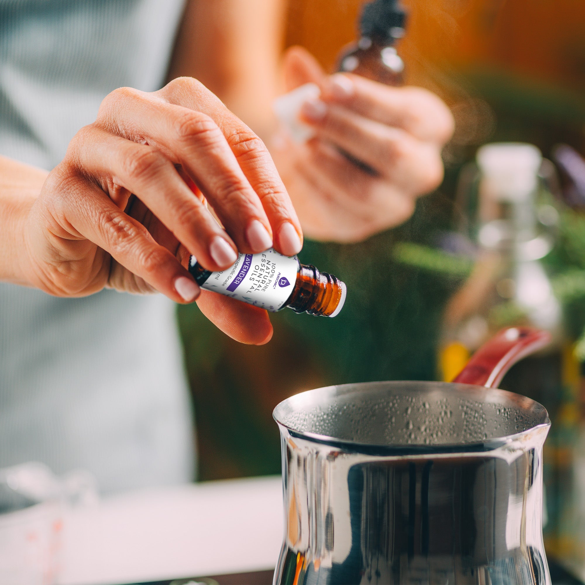 Pursonic 3 pack of 100% Pure Essential Oils (Eucalyptus, Lavender & Tea Tree)