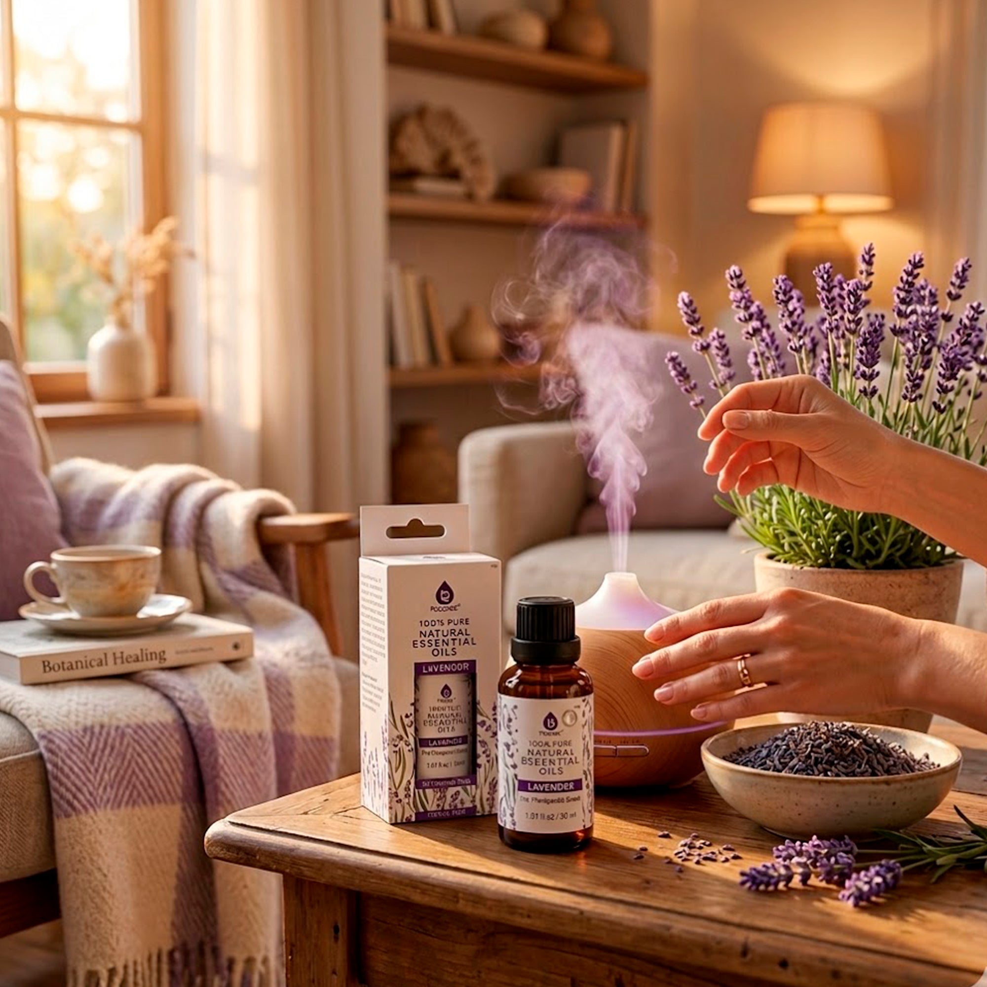 Pursonic 100% Pure & Natural Lavender Essential Oils