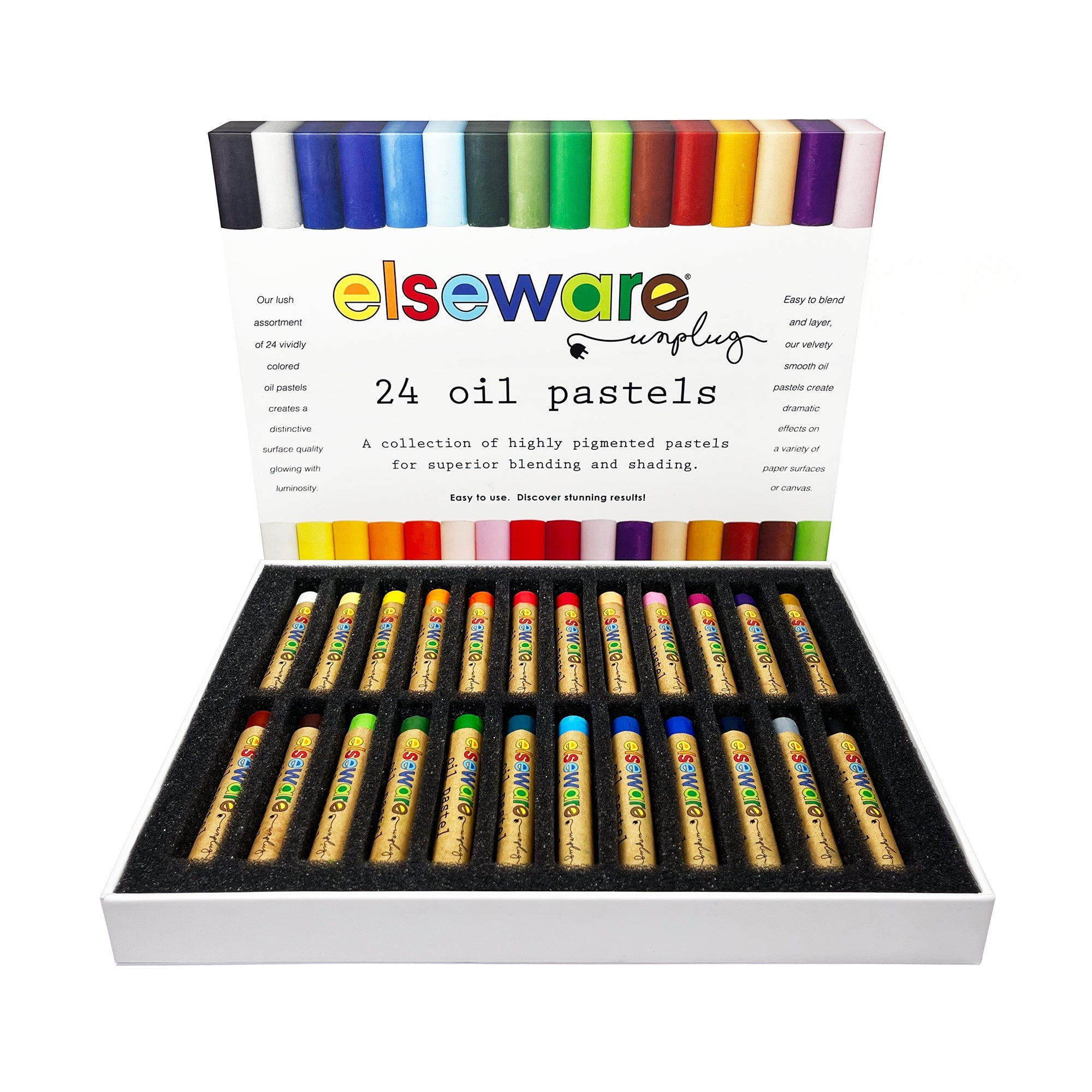 Elseware Unplug Oil Pastel & Watercolor Art Set