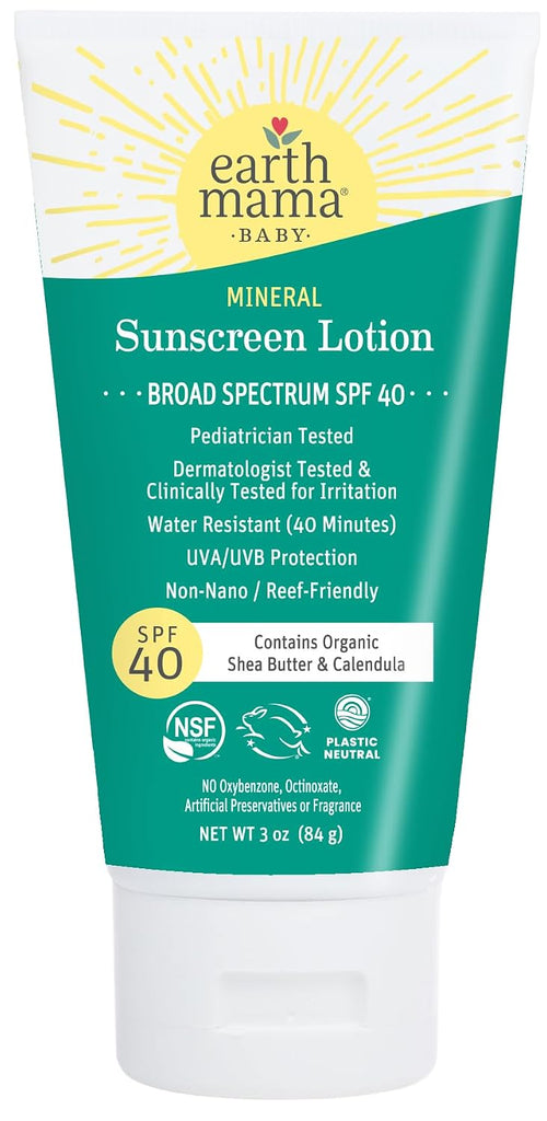 Earth Mama Mineral Sunscreen Lotion