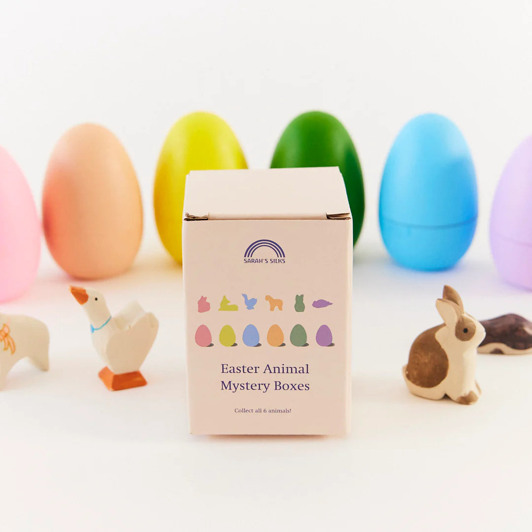 4. Wooden Eggs with Easter Animals