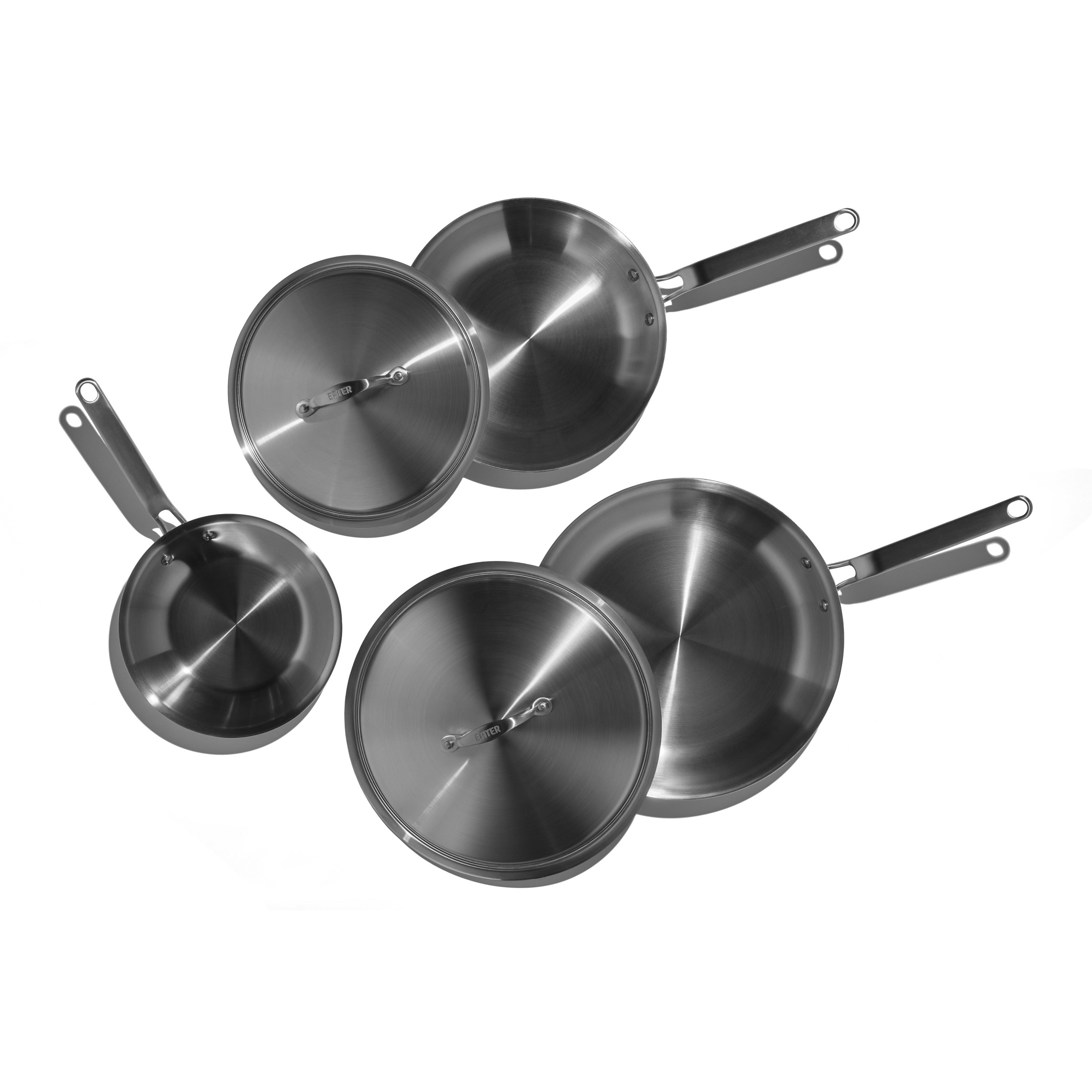 Heritage Steel Eater Series 5 Piece Fry Pan Set