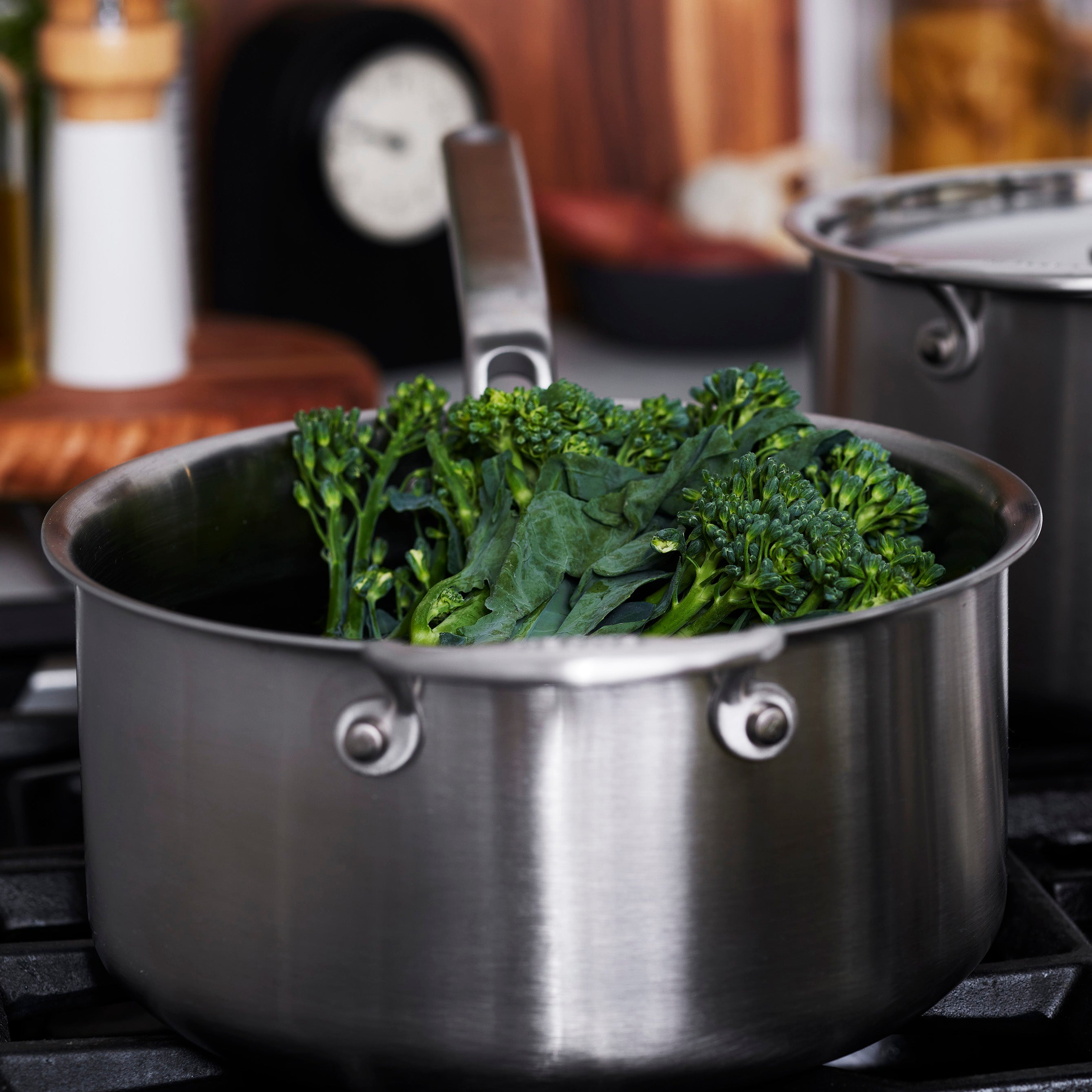 Heritage Steel Eater Series 4 Quart Saucepan with Lid