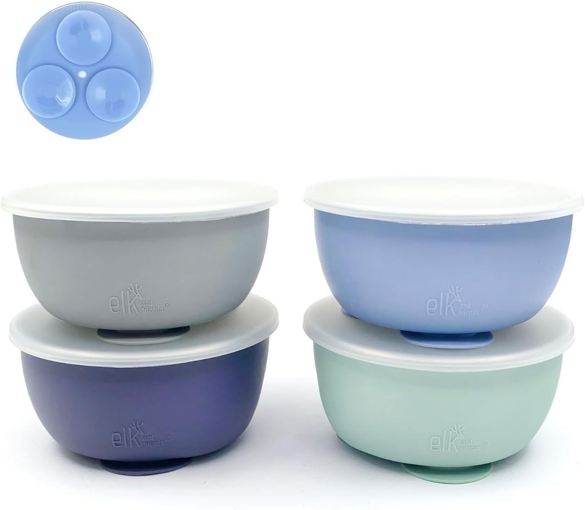 Elk & Friends Stainless Steel Bowls