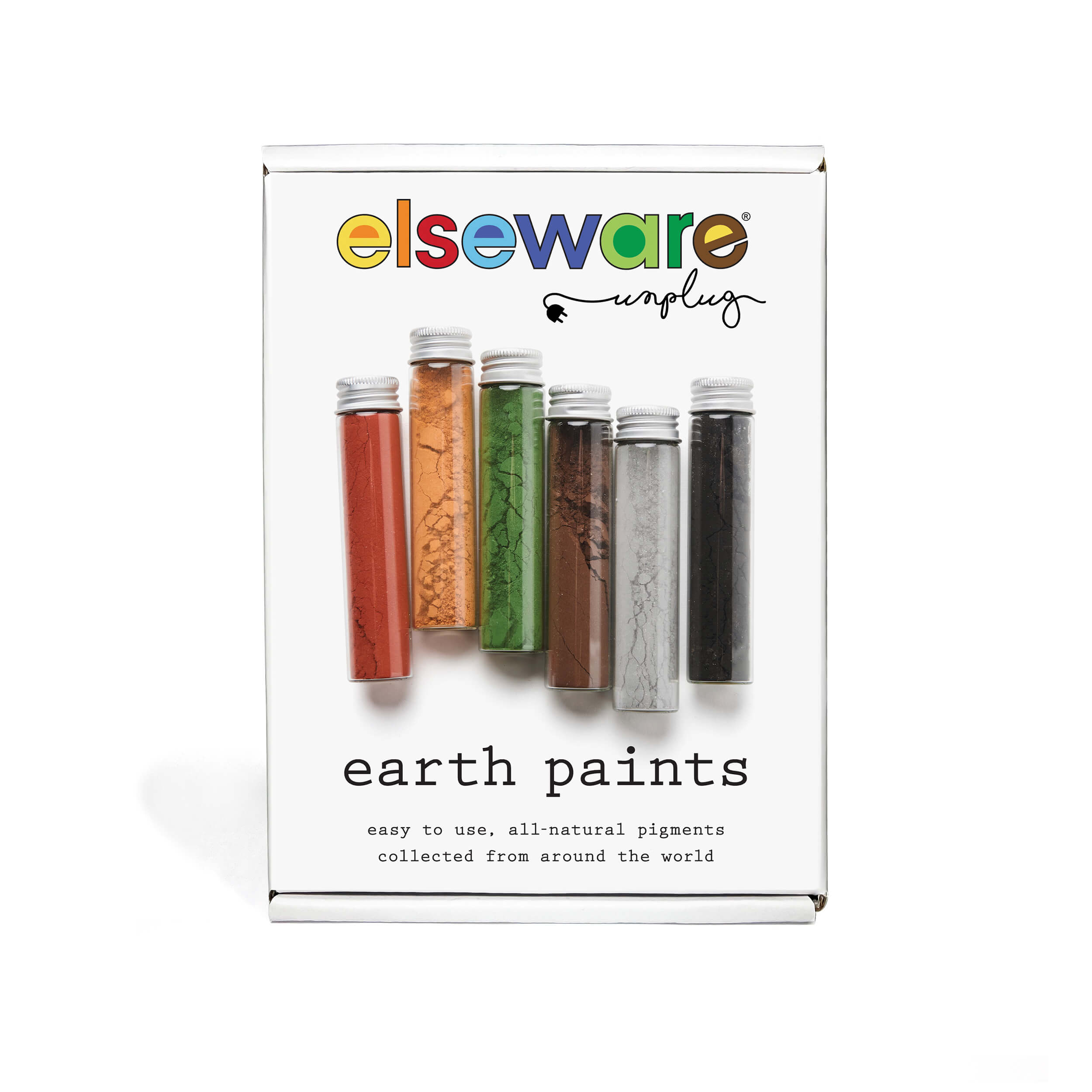 Elseware Unplug Earth Paint Set – Natural Mineral Pigments (15–17g per Vial)