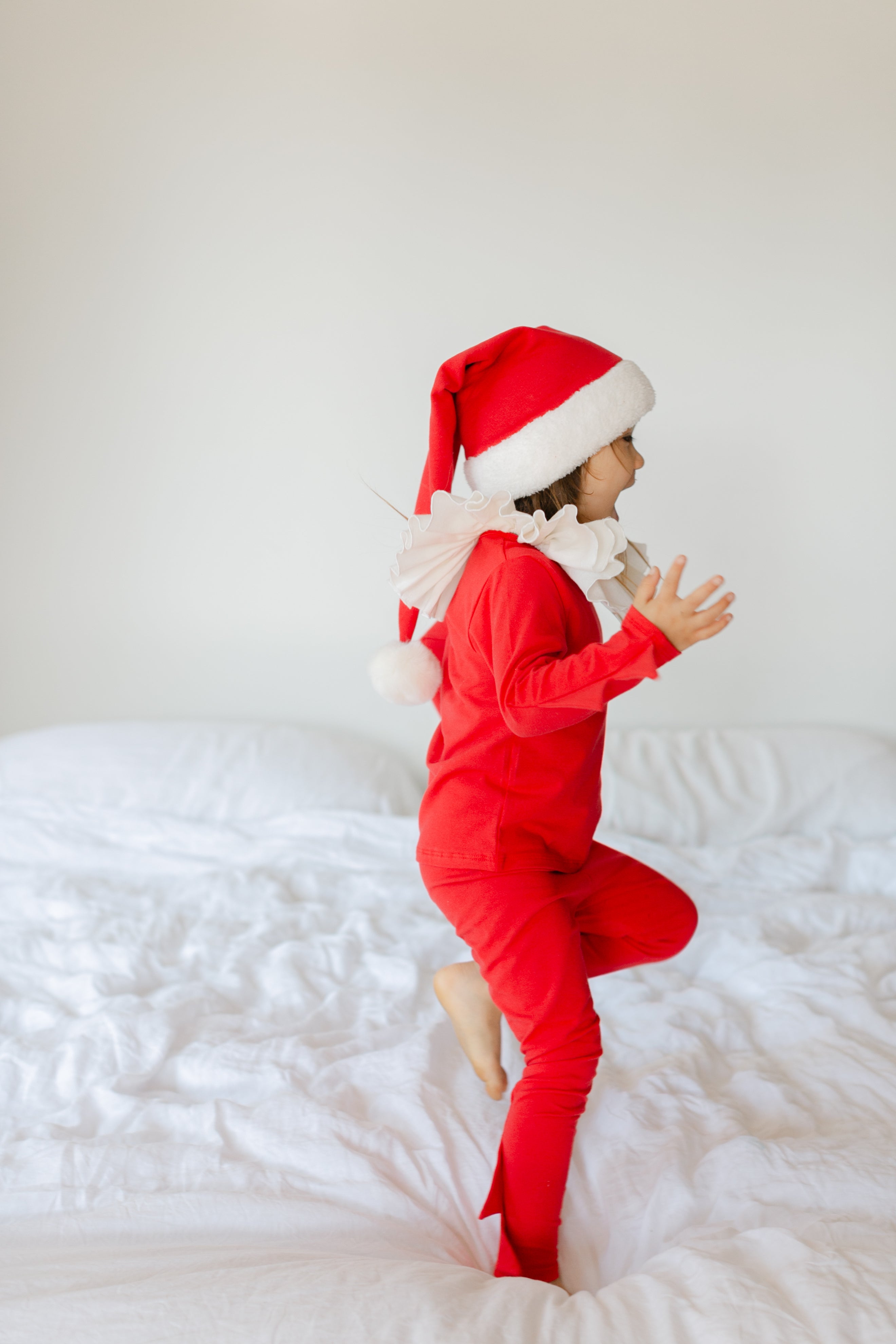Band of the Wild Red Holiday Elf Pajama Costume, Santa Costume