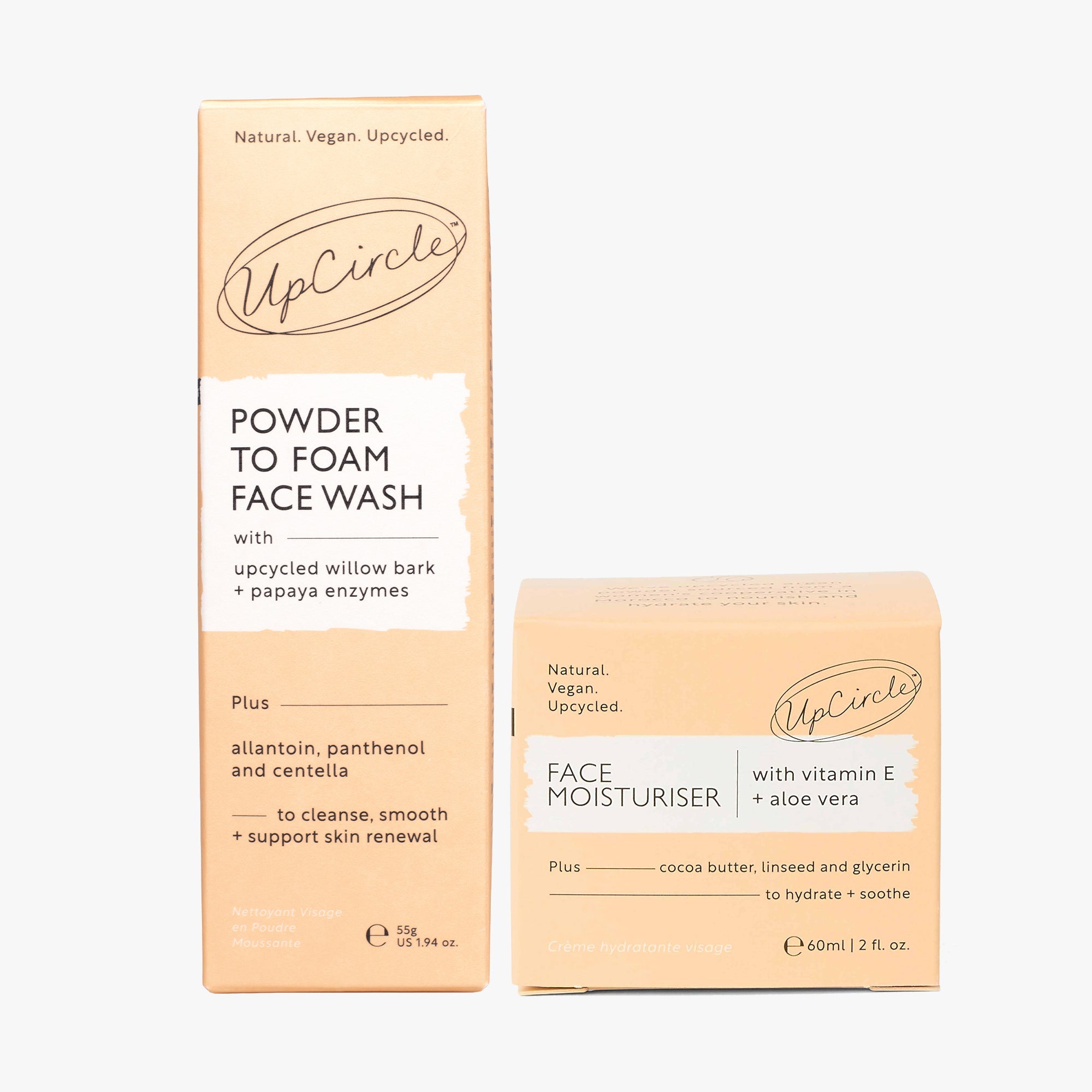 UpCircle The Daily Duo: Foaming Face Wash + Vitamin E Moisturizer