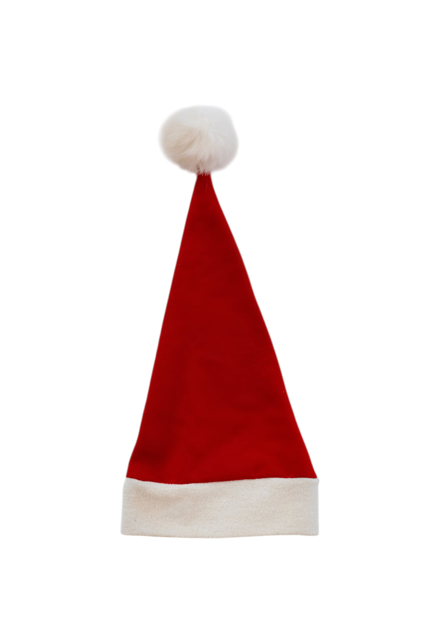 Band of the Wild No Plastic Family Santa Hat | Organic Cotton, Hemp, and Fur