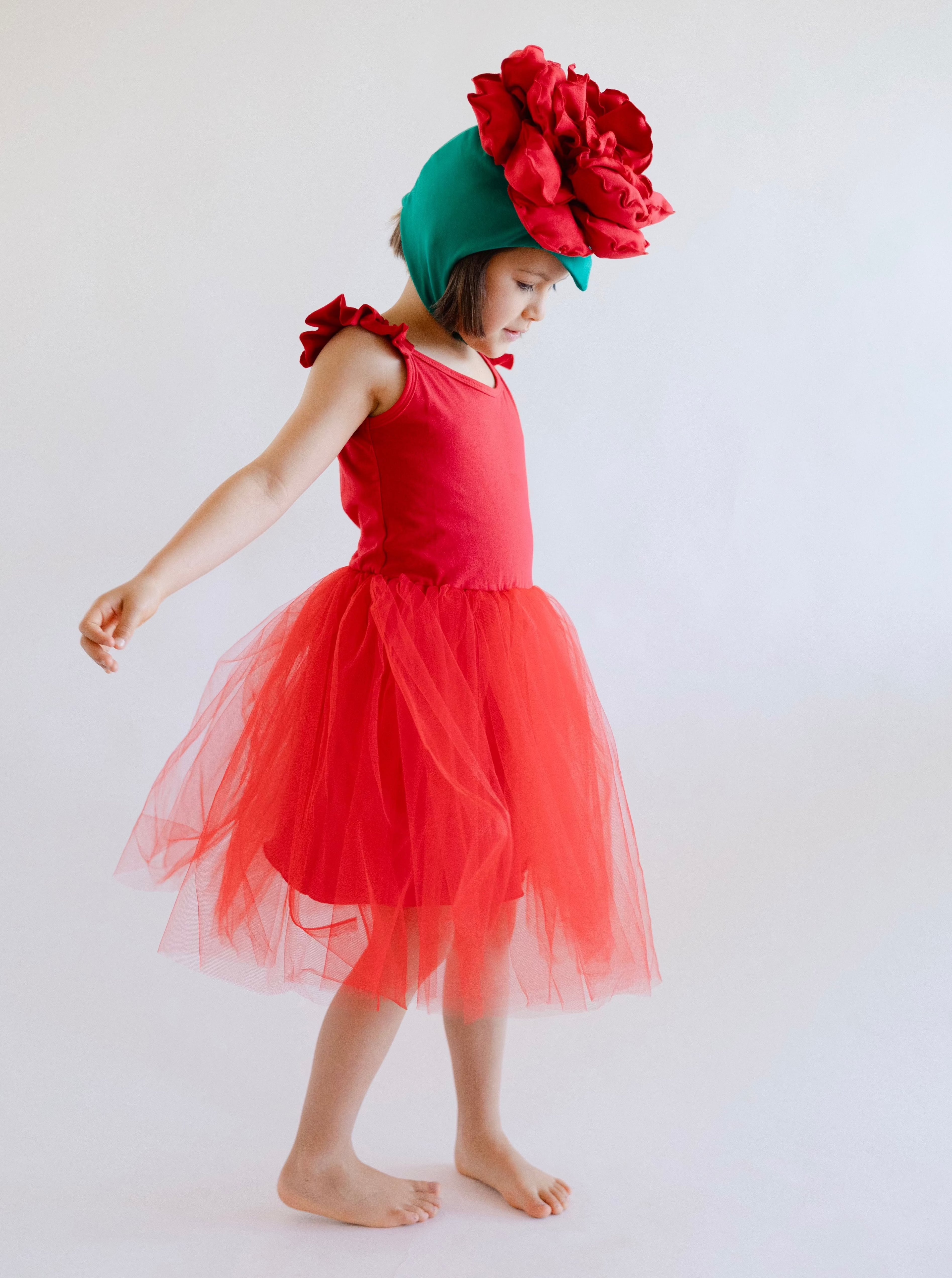 Rose Costume with Tutu 6 year Rose Costume with Tutu 6 year
