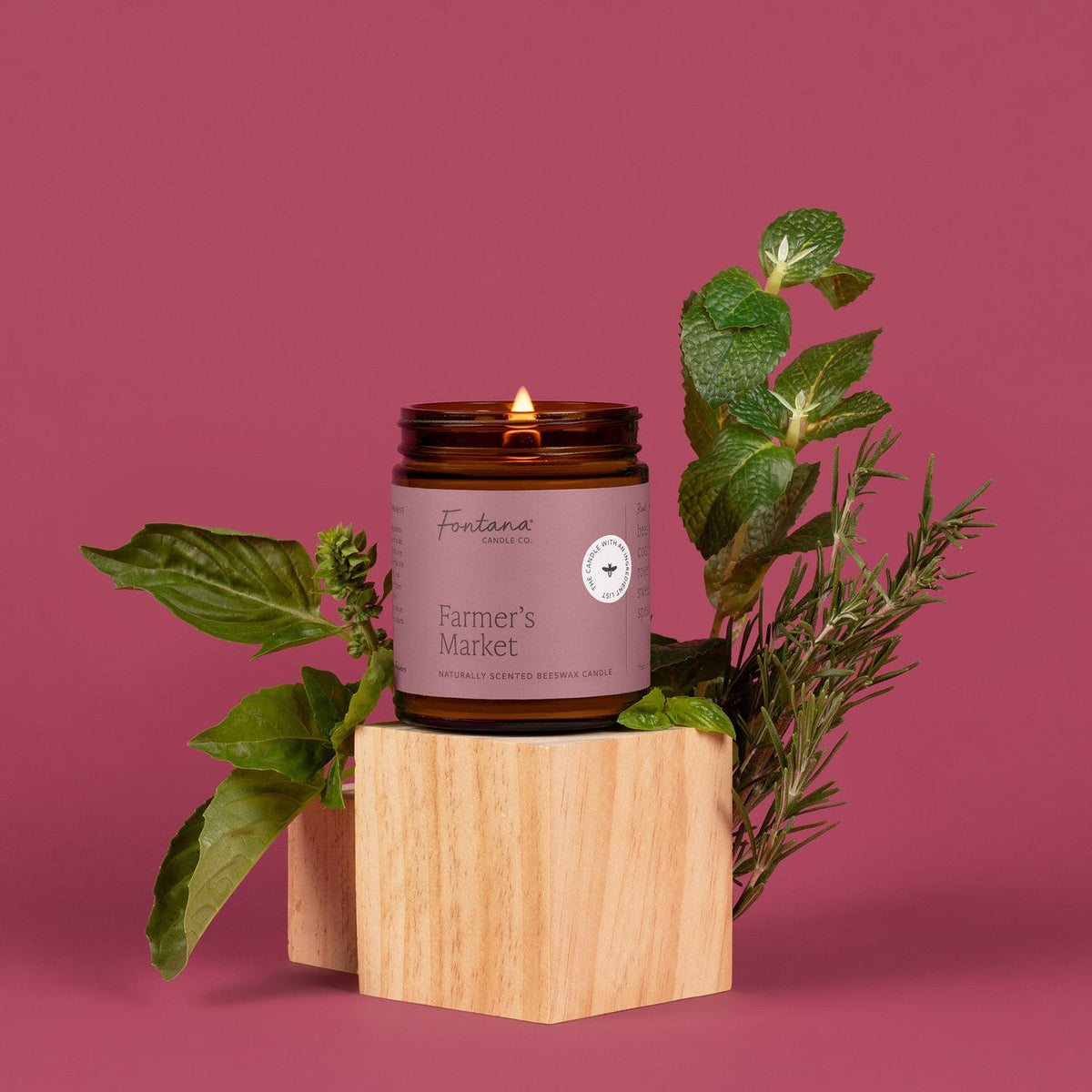 Fontana Candle Co Farmer's Market Jar Candle