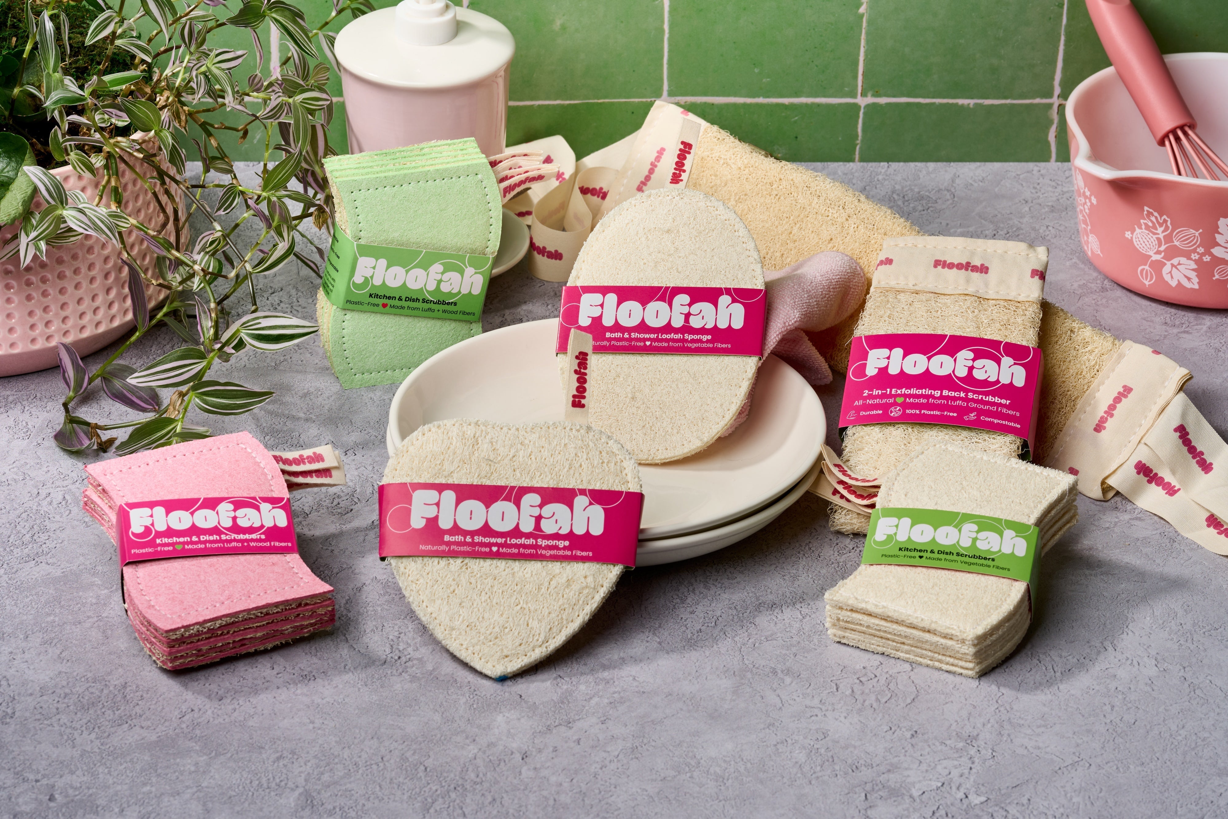 Floofah Exfoliating Shower Loofah
