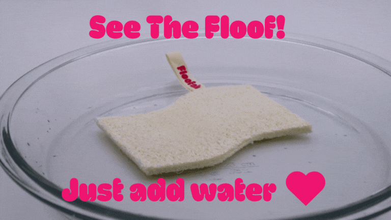 Floofah Luffa Fiber Kitchen Sponge - 2 pack of 5 sponges (10 total)