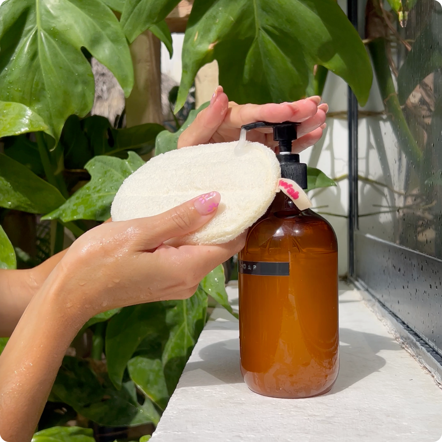 Floofah Exfoliating Shower Loofah