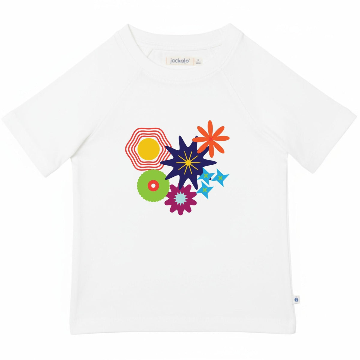 Jackalo - Flowers T-Shirt - Organic Cotton