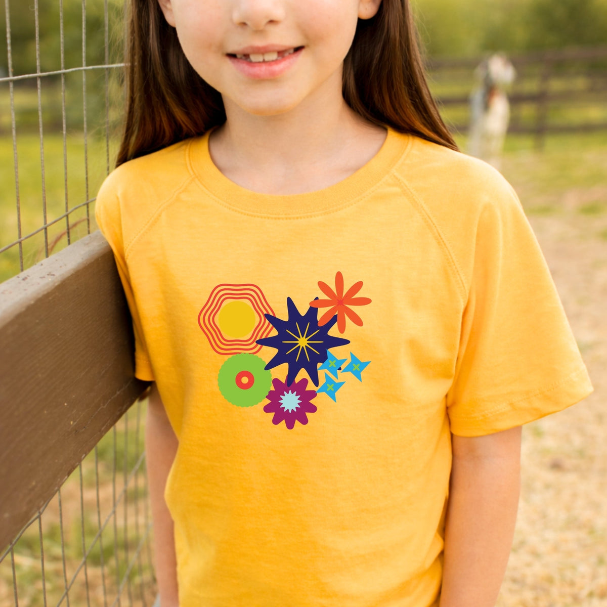 Jackalo - Flowers T-Shirt - Organic Cotton