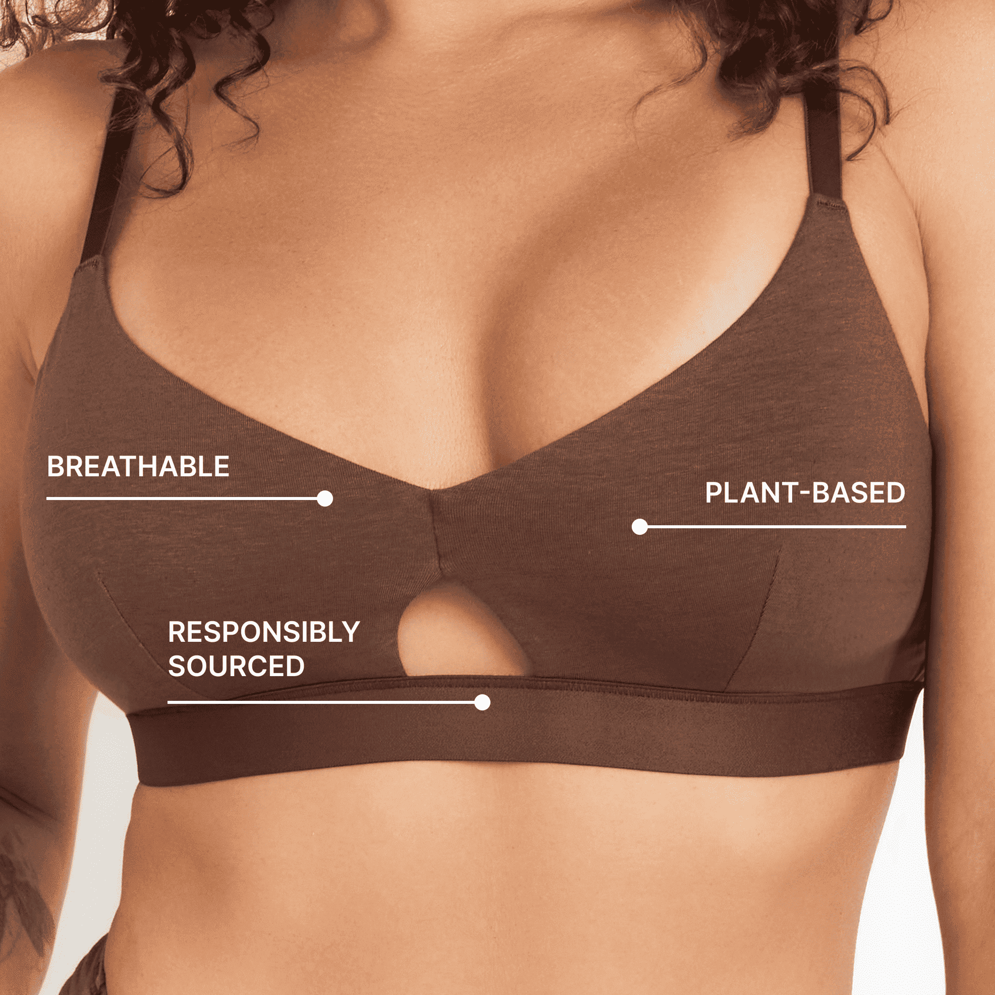 Net Positive Keyhole Bralette