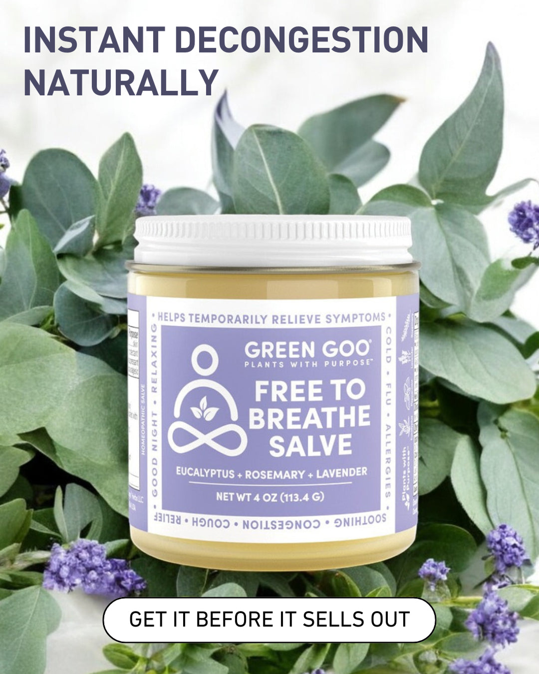 Green Goo Free To Breathe Natural Decongestant
