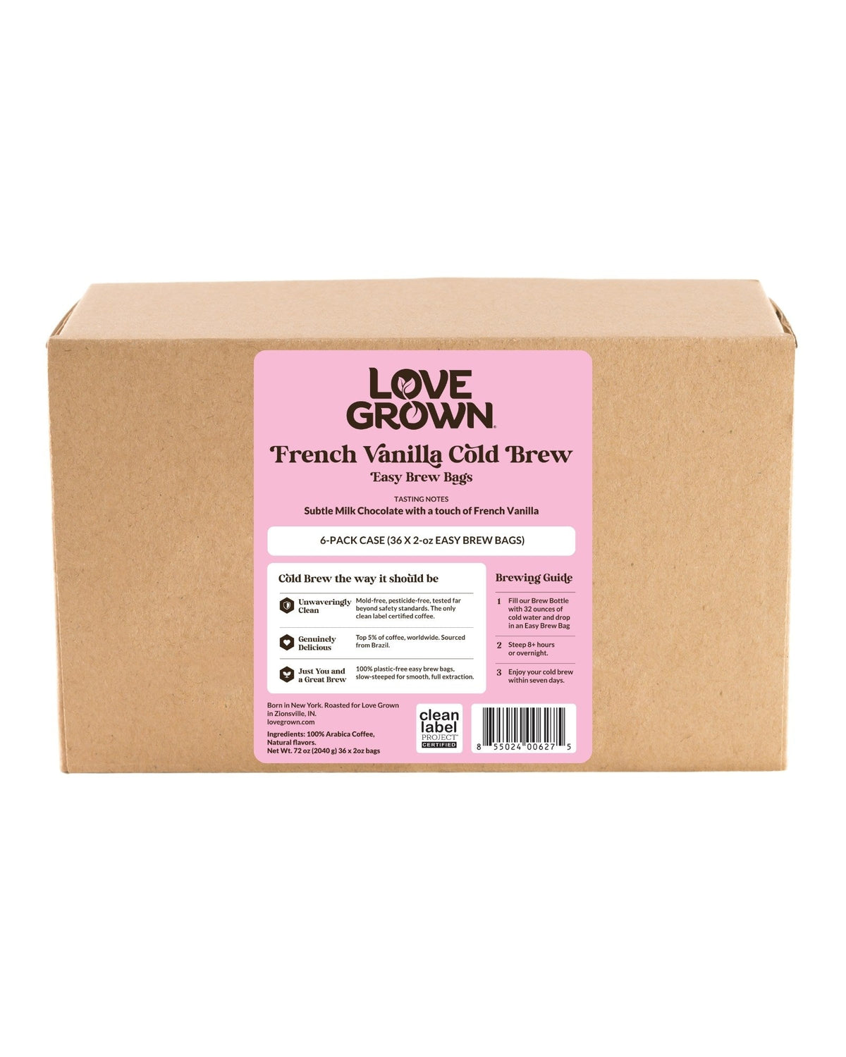 Love Grown Cold Brew Easy Brew Bags