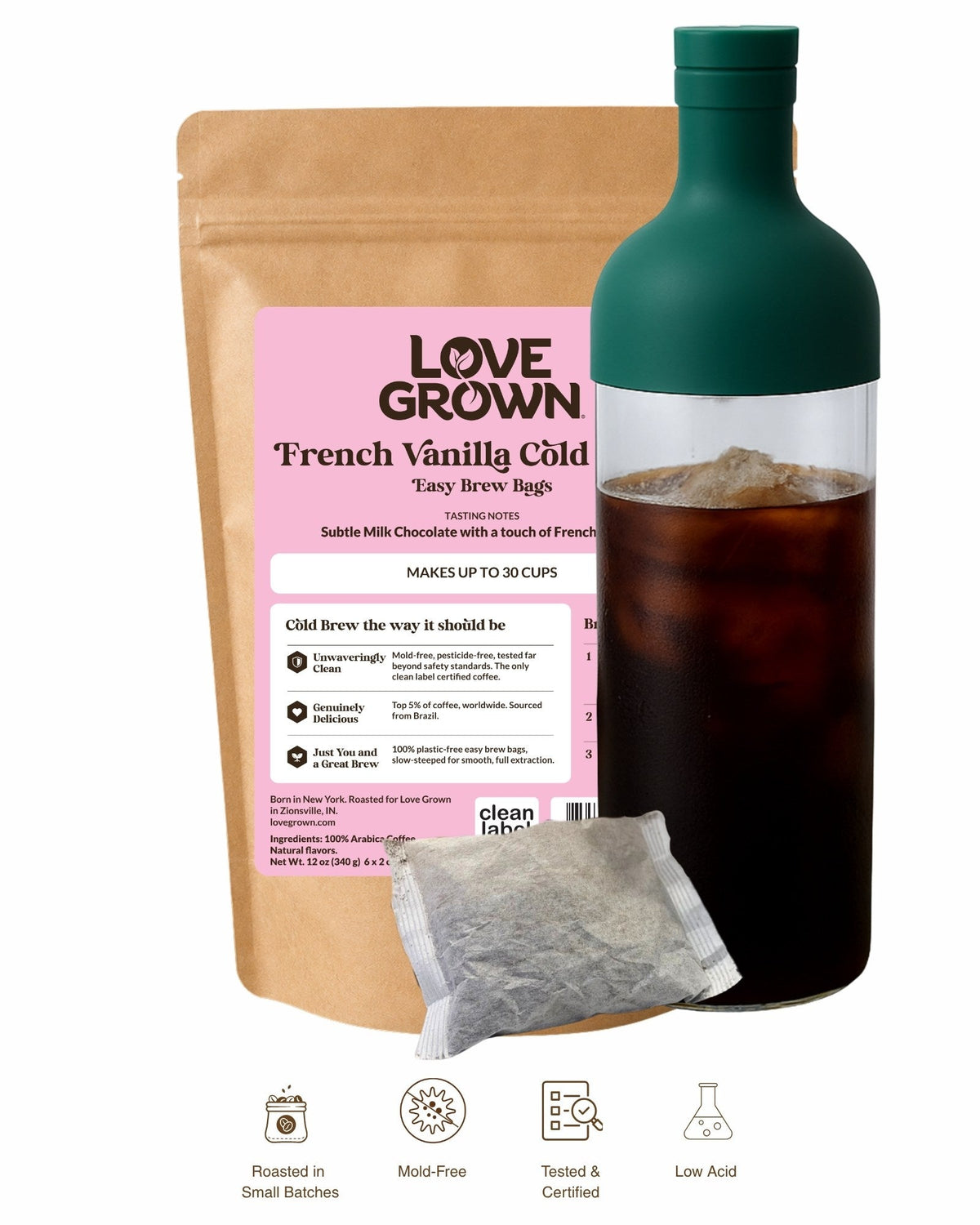 Love Grown Cold Brew Easy Brew Bags