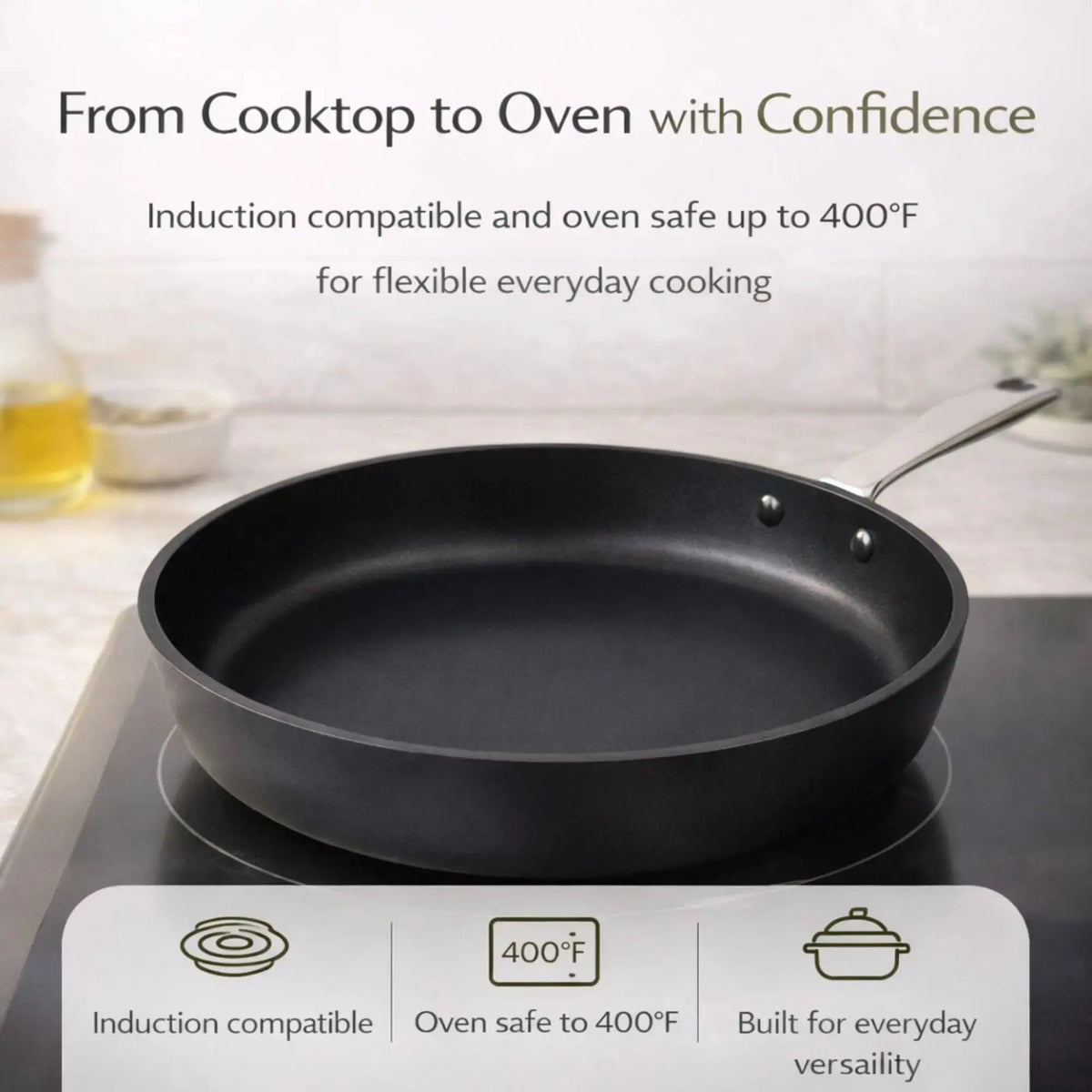 Alva Cookware Maestro 3-Piece Frying Pan Set