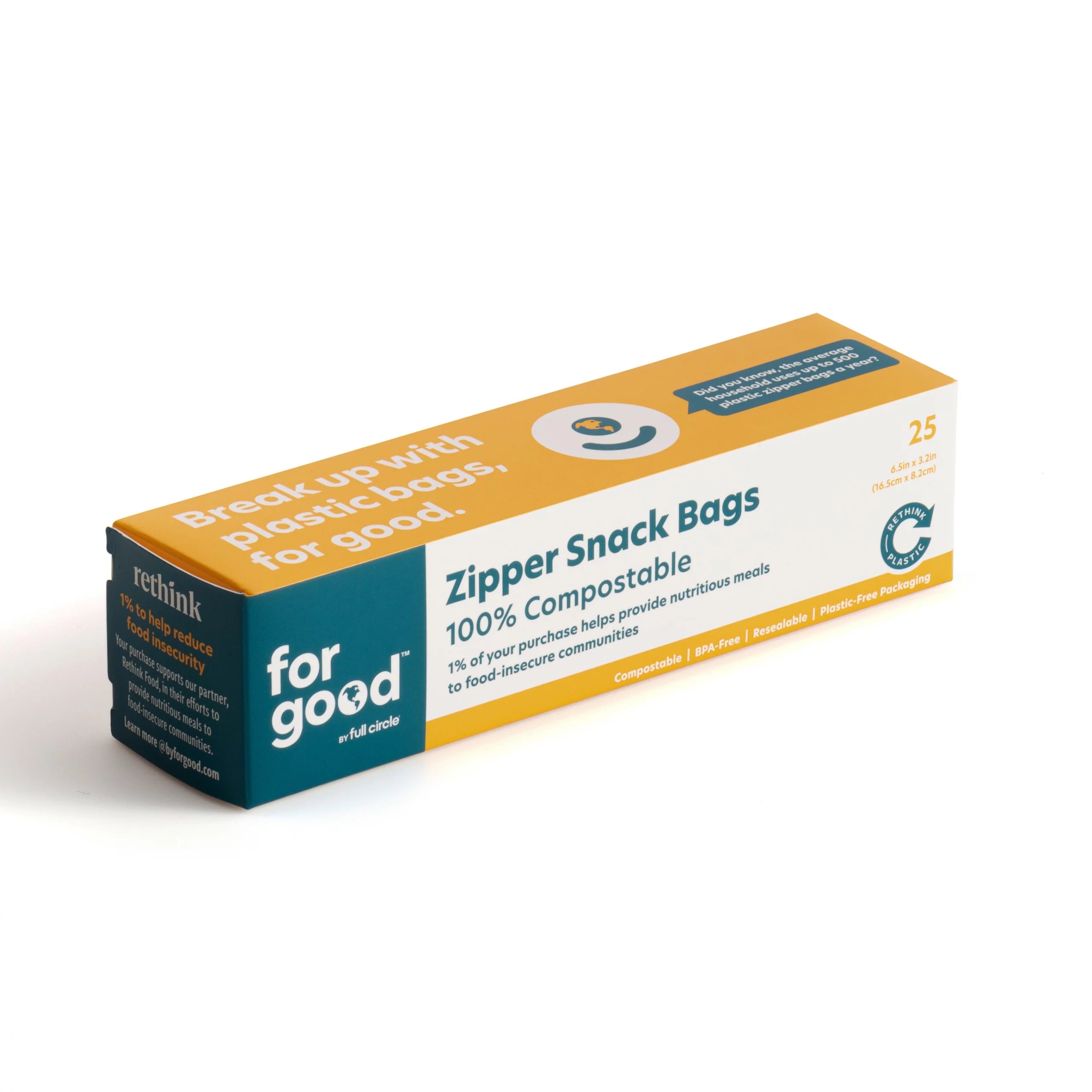 Full Circle Compostable Snack Bags with Zipper from Gimme the Good Stuff