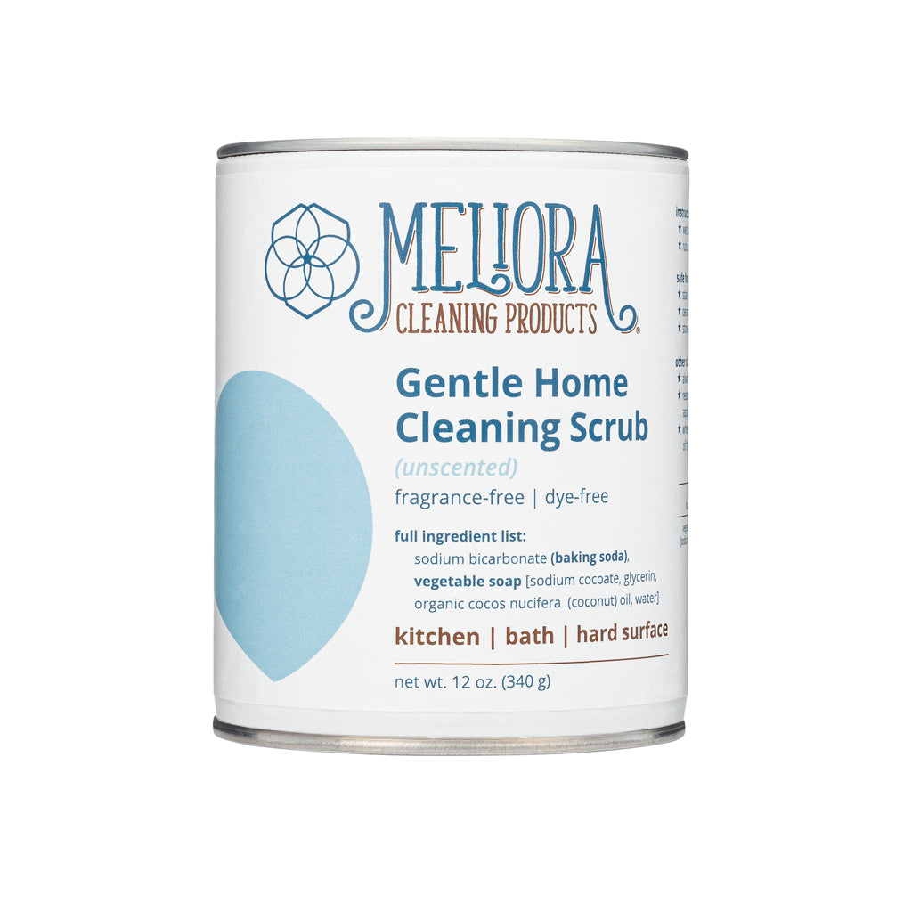 Meliora Gentle Home Cleaning Scrub Powder - Plastic-Free - 5 Pack