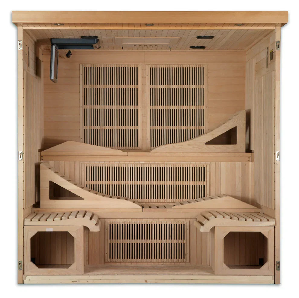 Golden Designs GDI-6996-01 Elite Near Zero EMF 6-Person Far Infrared Sauna