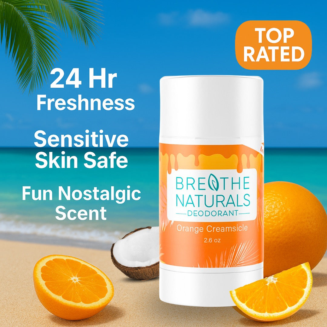 Breathe Naturals Deodorant Orange Creamsicle - 2 Pack