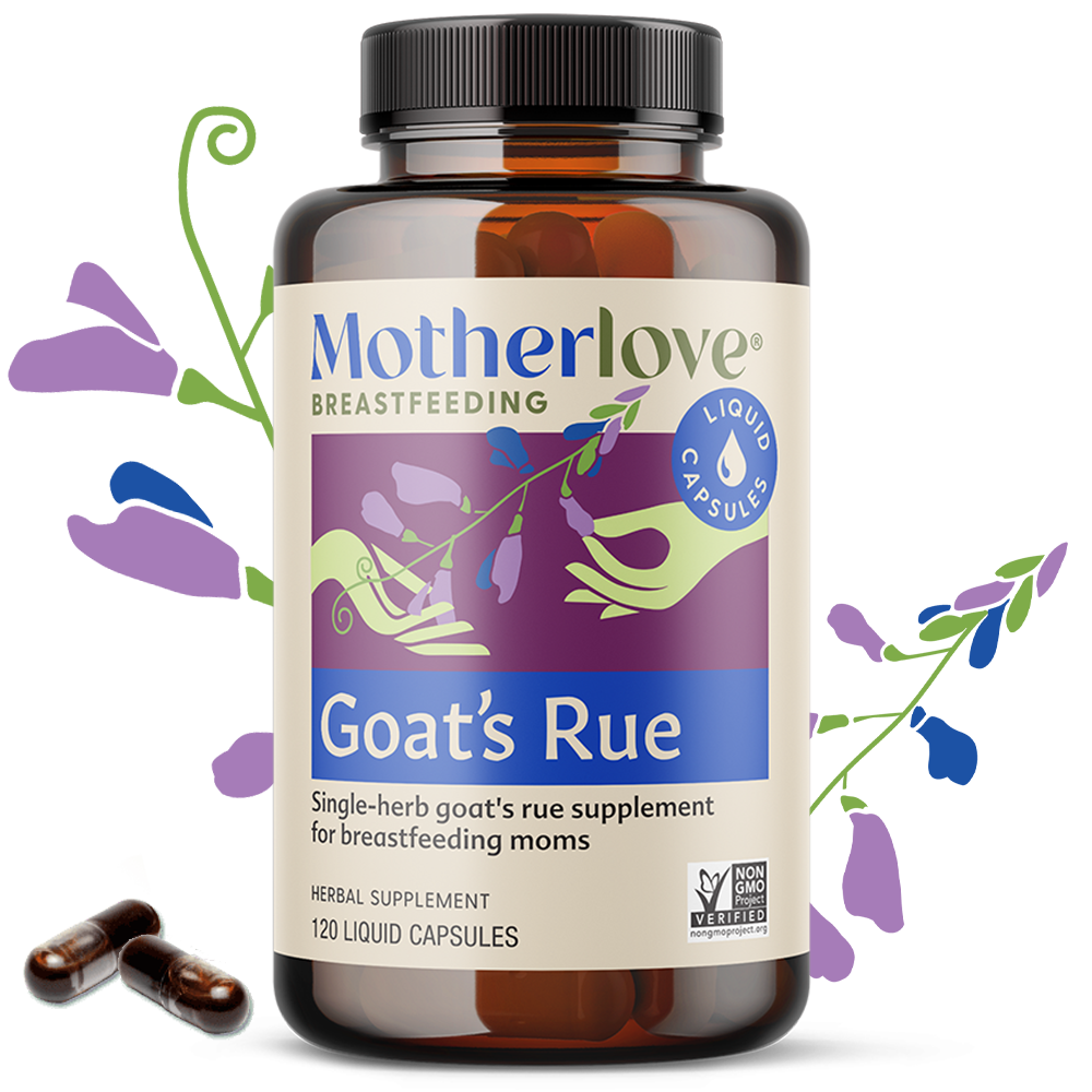 Motherlove Herbal Company Goat's Rue - Liquid Capsules