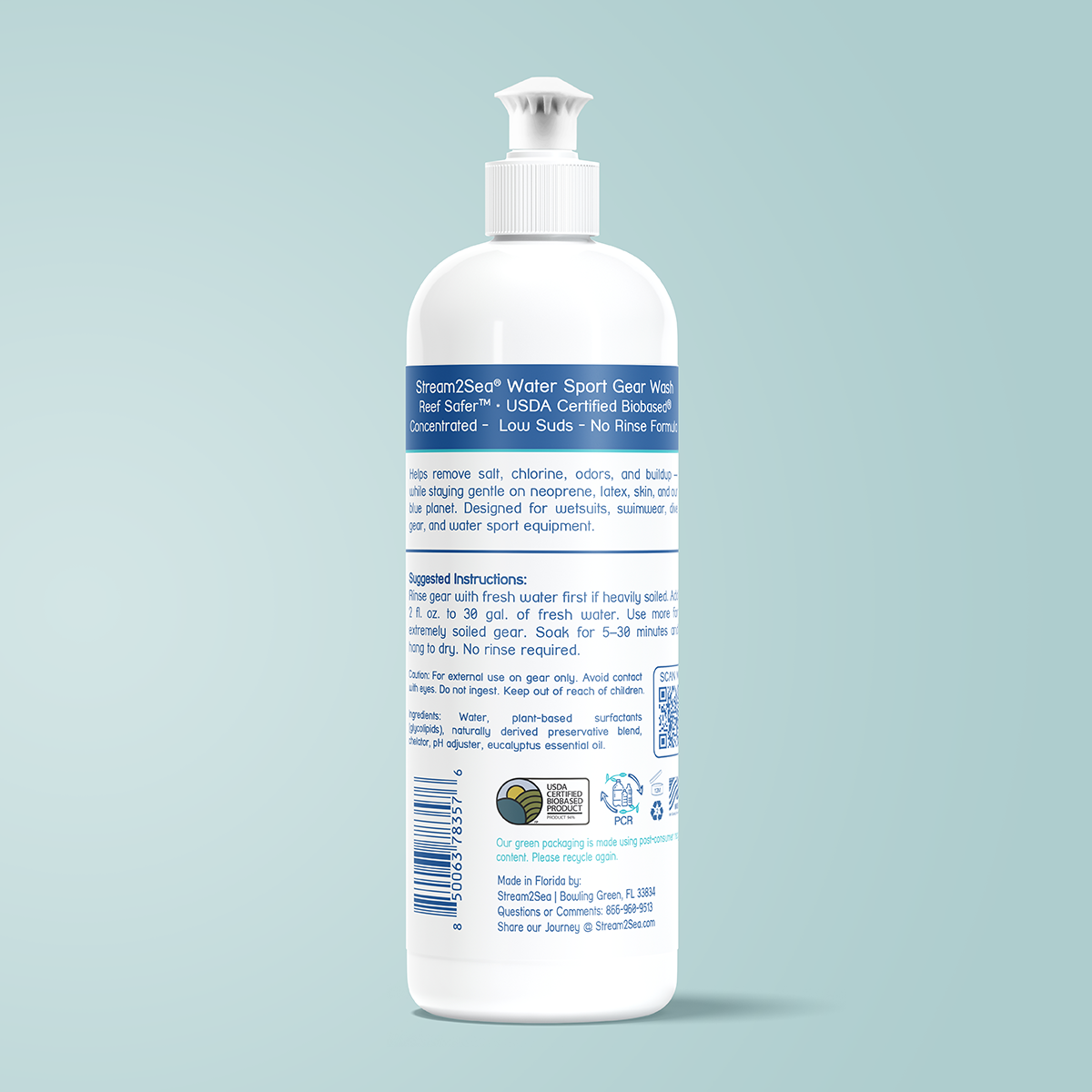 Stream2Sea Water Sport Gear Wash 16 fl. oz.