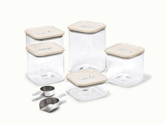 12. Glass Containers Set