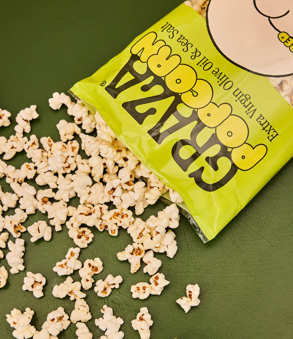 35. EVOO & Sea Salt Popcorn