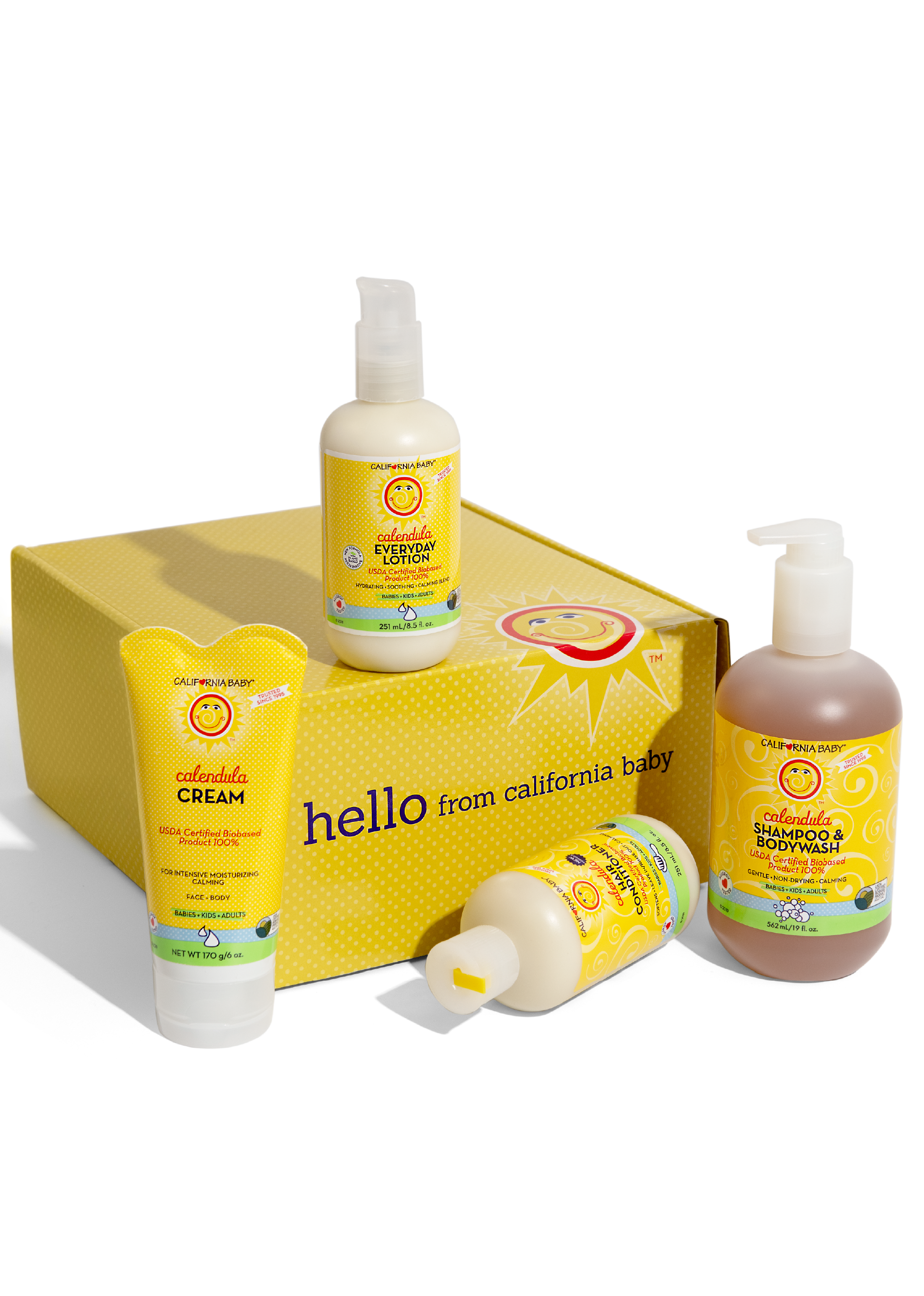California Baby Best of Calendula™ Gift Set for Adults + Kids