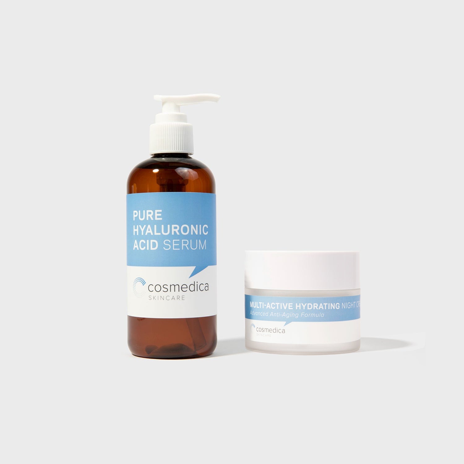 Cosmedica skincare products on a white background