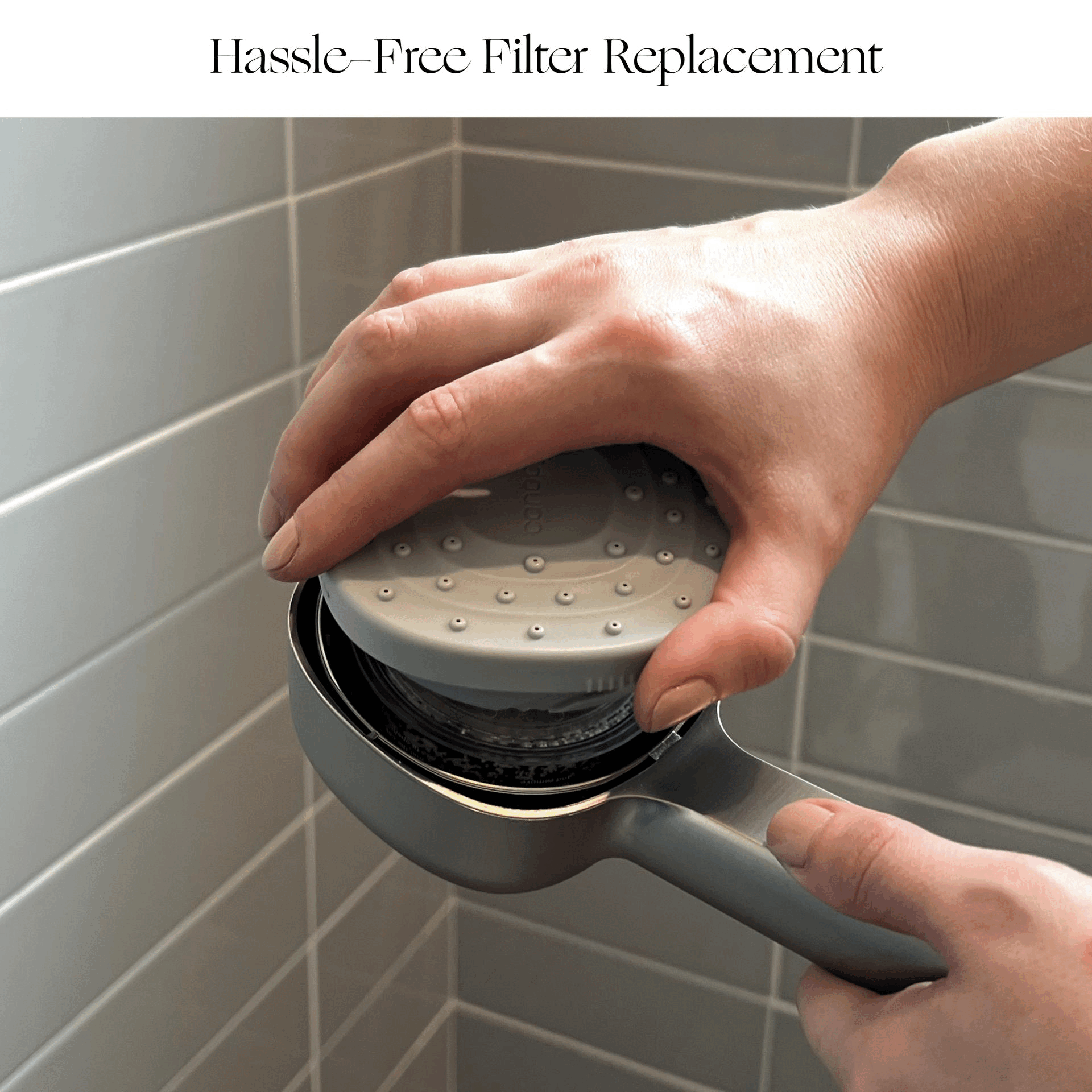 Canopy Handheld Filtered Showerhead